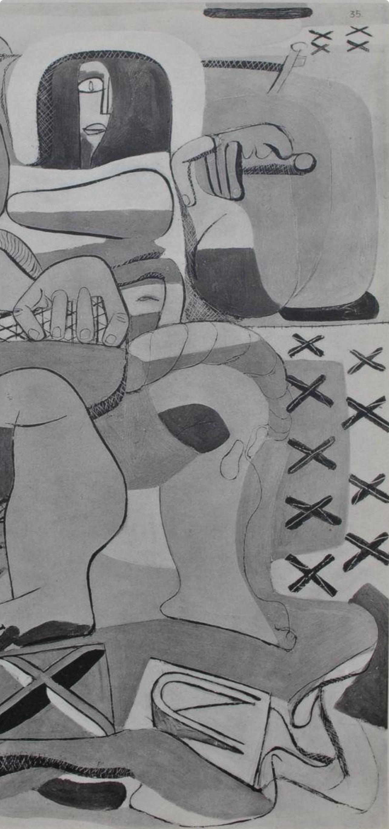 Le Corbusier, Composition, Le Corbusier Œuvre Plastique (after) For Sale 2