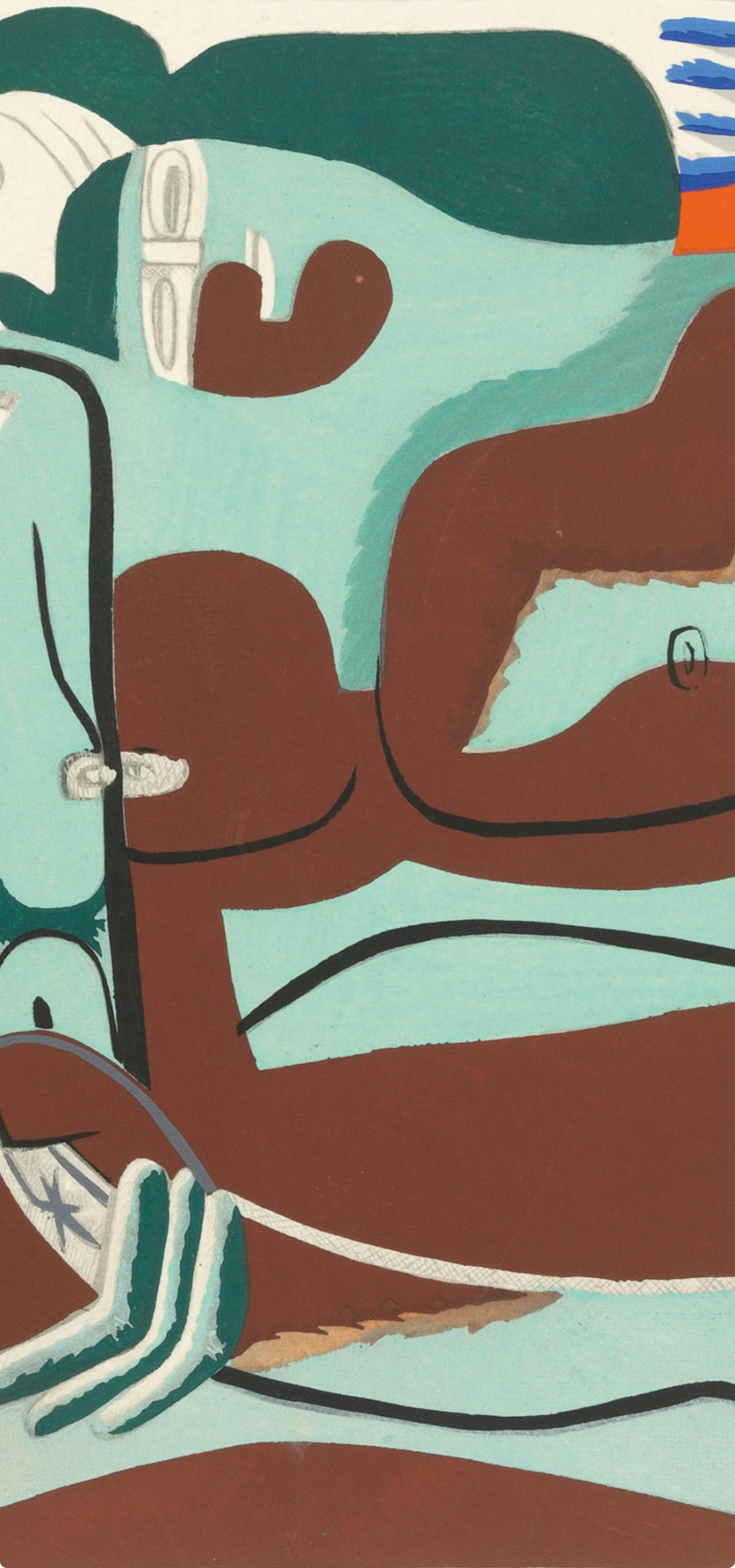 Le Corbusier, Komposition, Le Corbusier Œuvre Plastique (nach) im Angebot 3