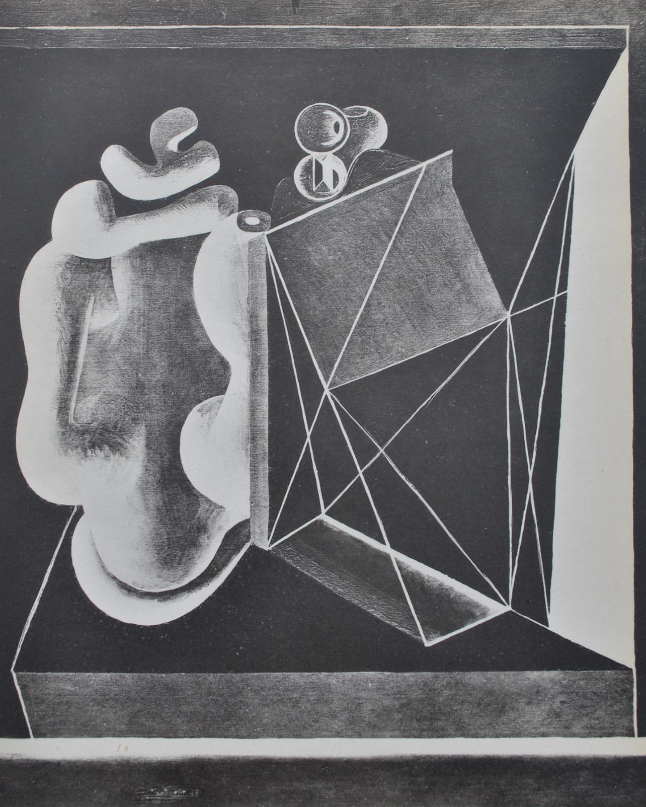 Lithograph on wove paper. Unsigned and unnumbered, as issued. Good Condition; never framed or matted. Notes: From the volume, Le Corbusier Œuvre Plastique, 1938. Published under the direction of Jean Badovici, Paris; printed by Éditions Albert