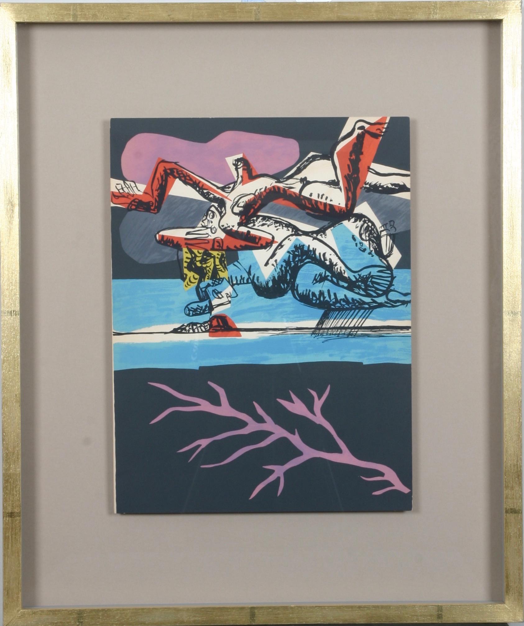 Le Corbusier: "Le Poème de L'Angle Droit". Original lithograph.