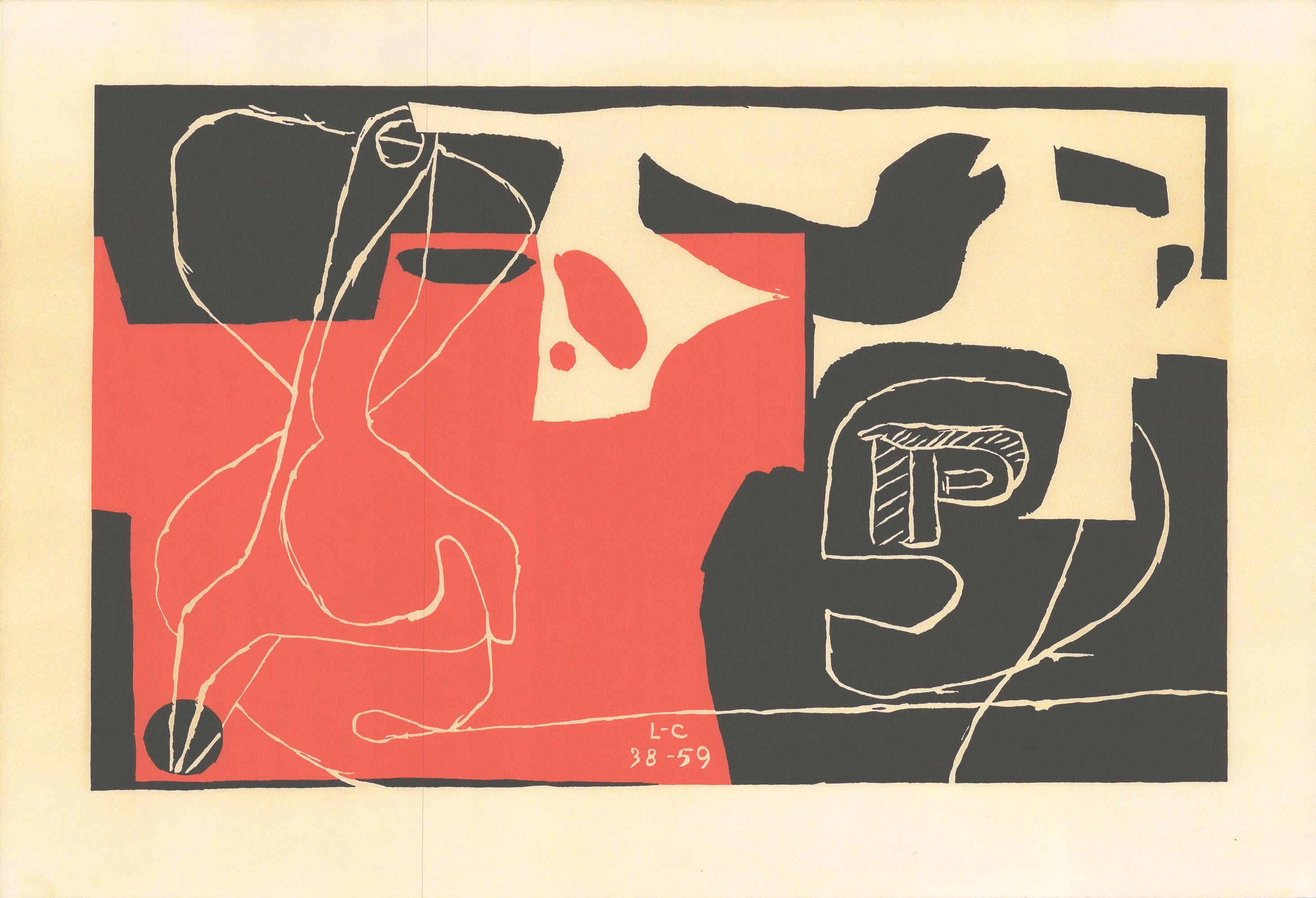 LE CORBUSIER 'Les dés sont jetés' 1980