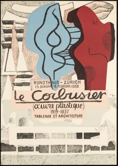 Œuvre Plastique, Kunsthaus Zürich 1938 - litografía, firmada a mano y denotada