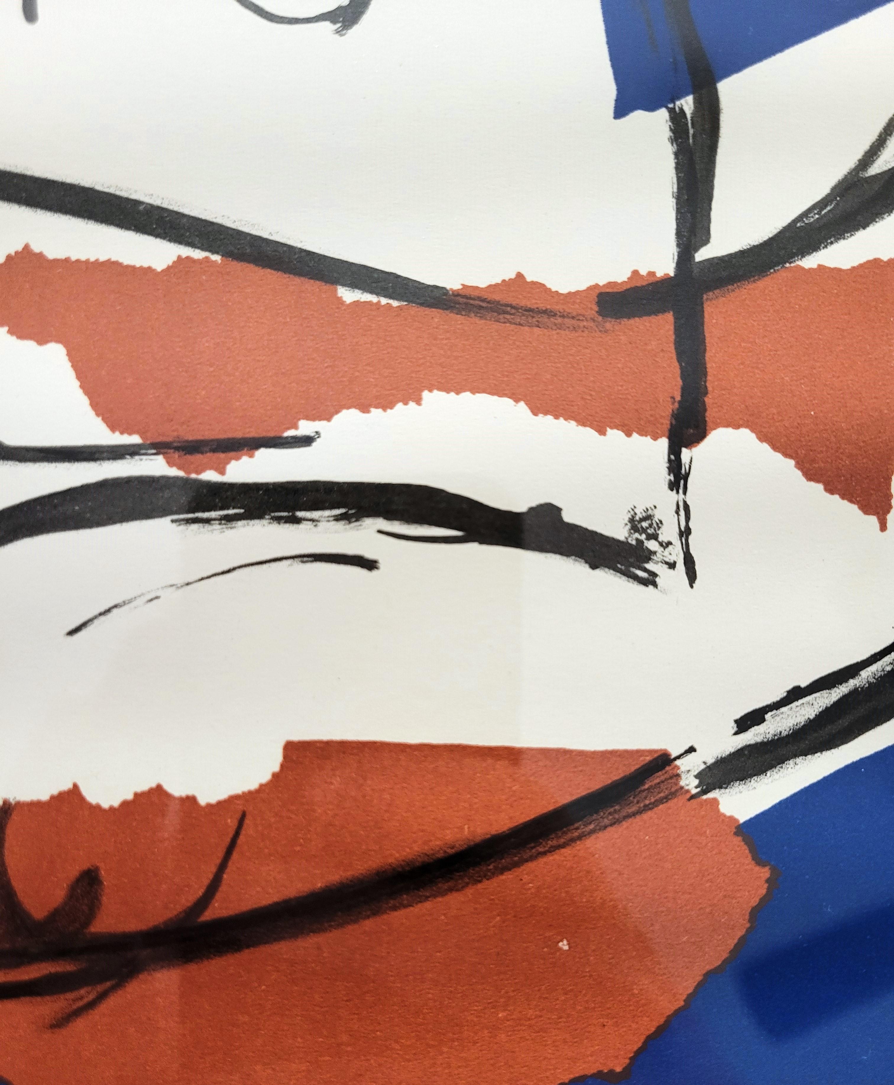 Le Corbusier - Poeme de L'Angle Droit (Galerie Berggruen & Cie) Poster /// Litho 11
