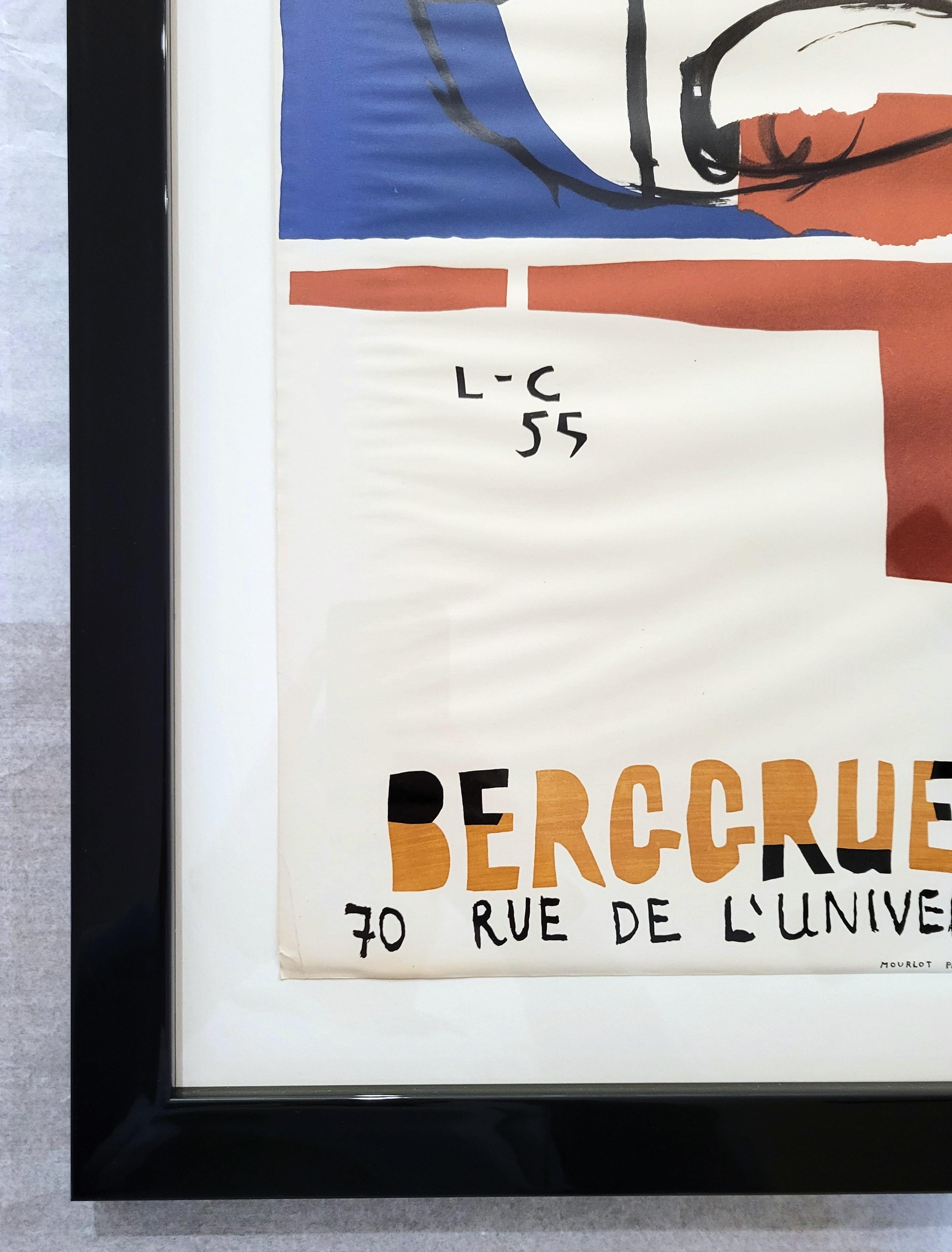Le Corbusier - Poeme de L'Angle Droit (Galerie Berggruen & Cie) Poster /// Litho 3