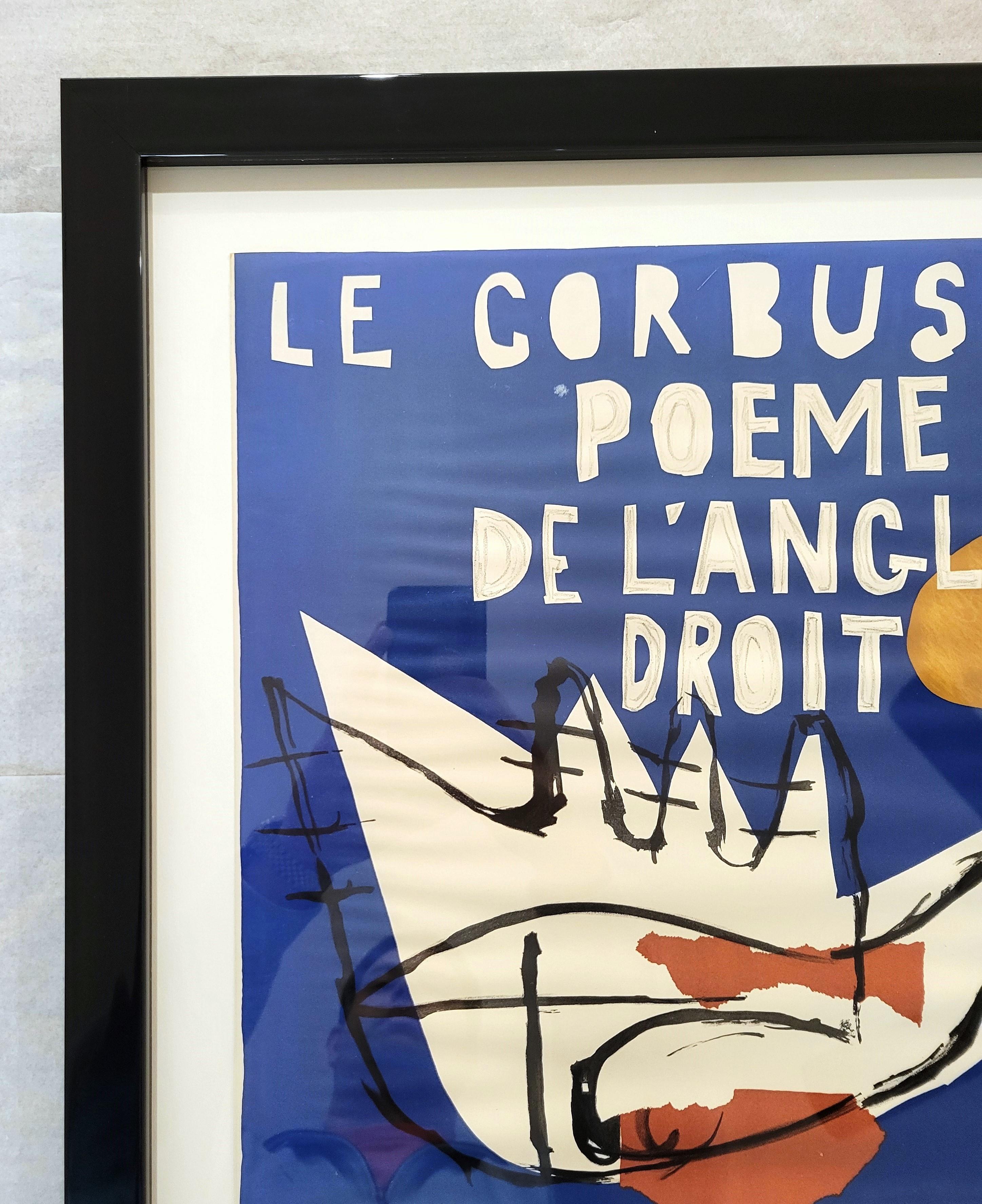 Le Corbusier - Poeme de L'Angle Droit (Galerie Berggruen & Cie) Poster /// Litho 4
