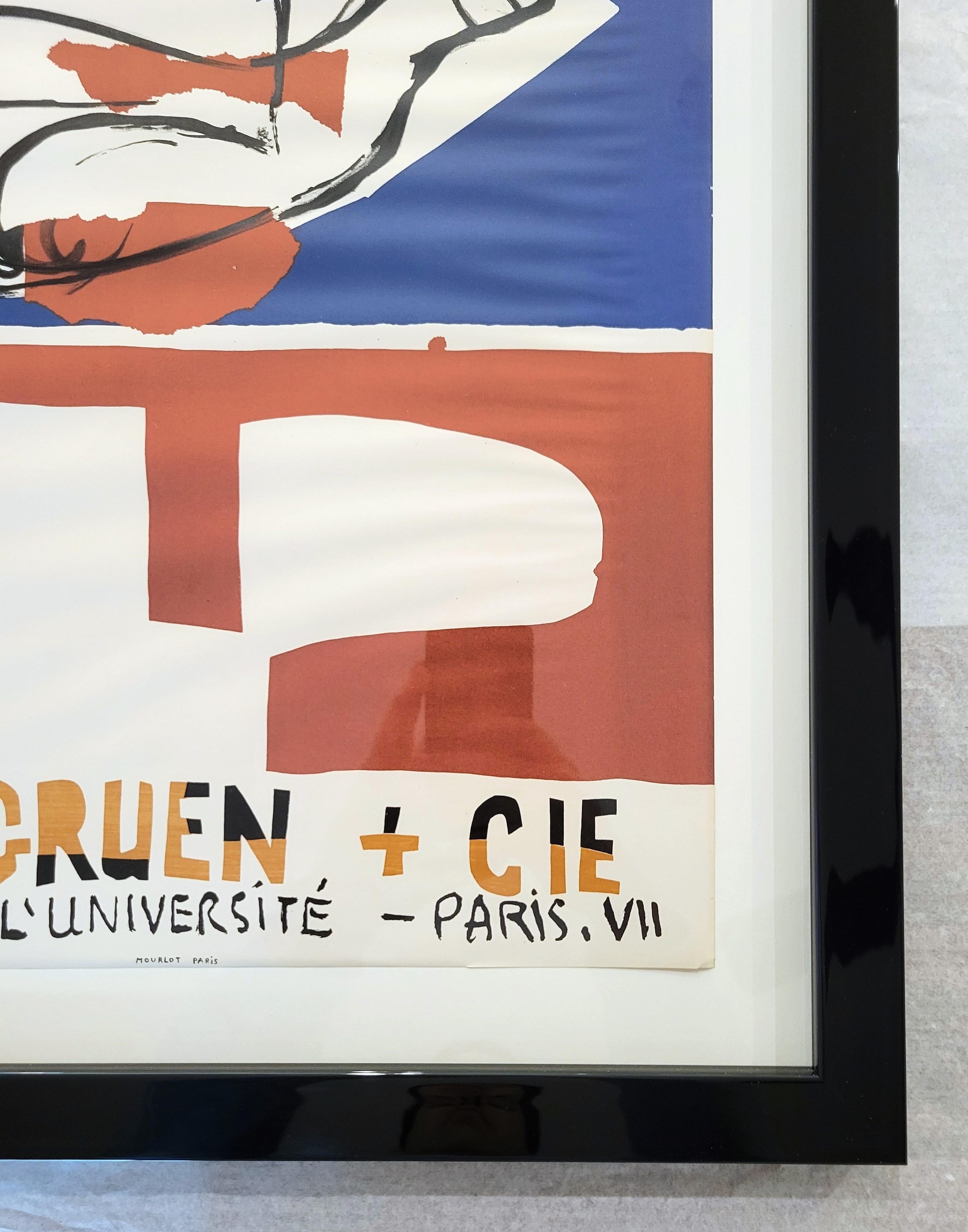 Le Corbusier - Poeme de L'Angle Droit (Galerie Berggruen & Cie) Poster /// Litho 6
