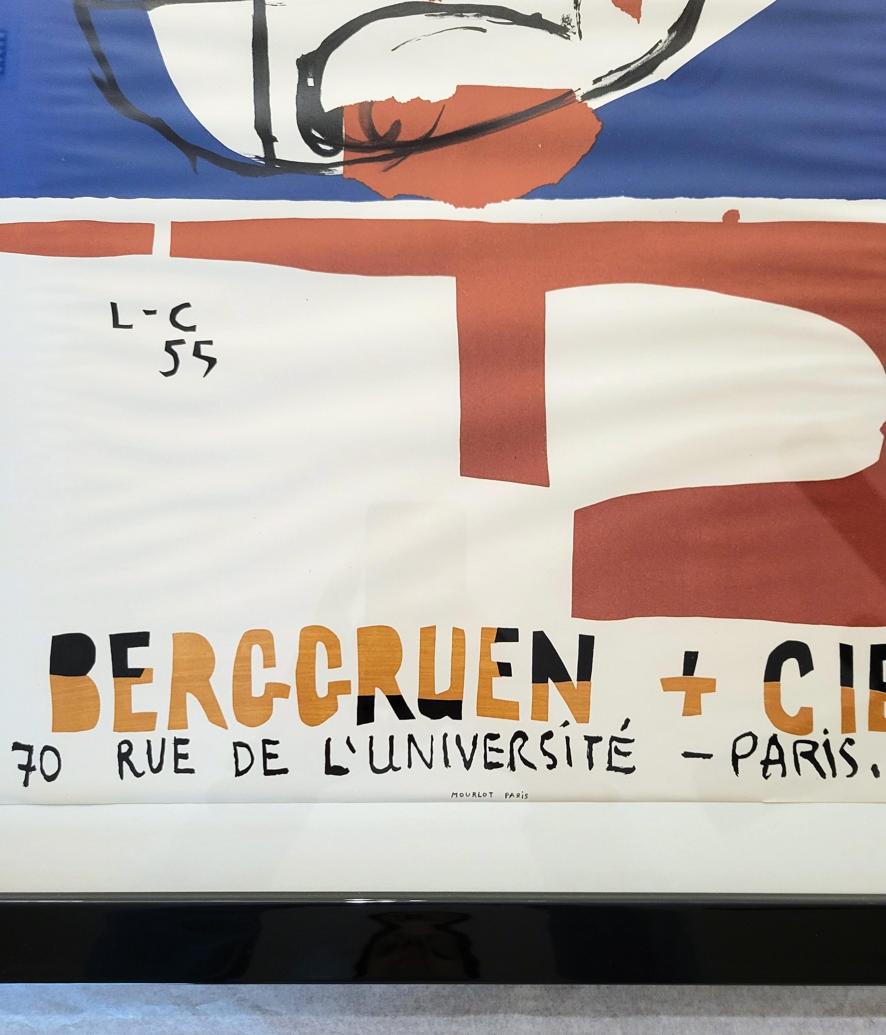 Le Corbusier - Poeme de L'Angle Droit (Galerie Berggruen & Cie) Poster /// Litho 8