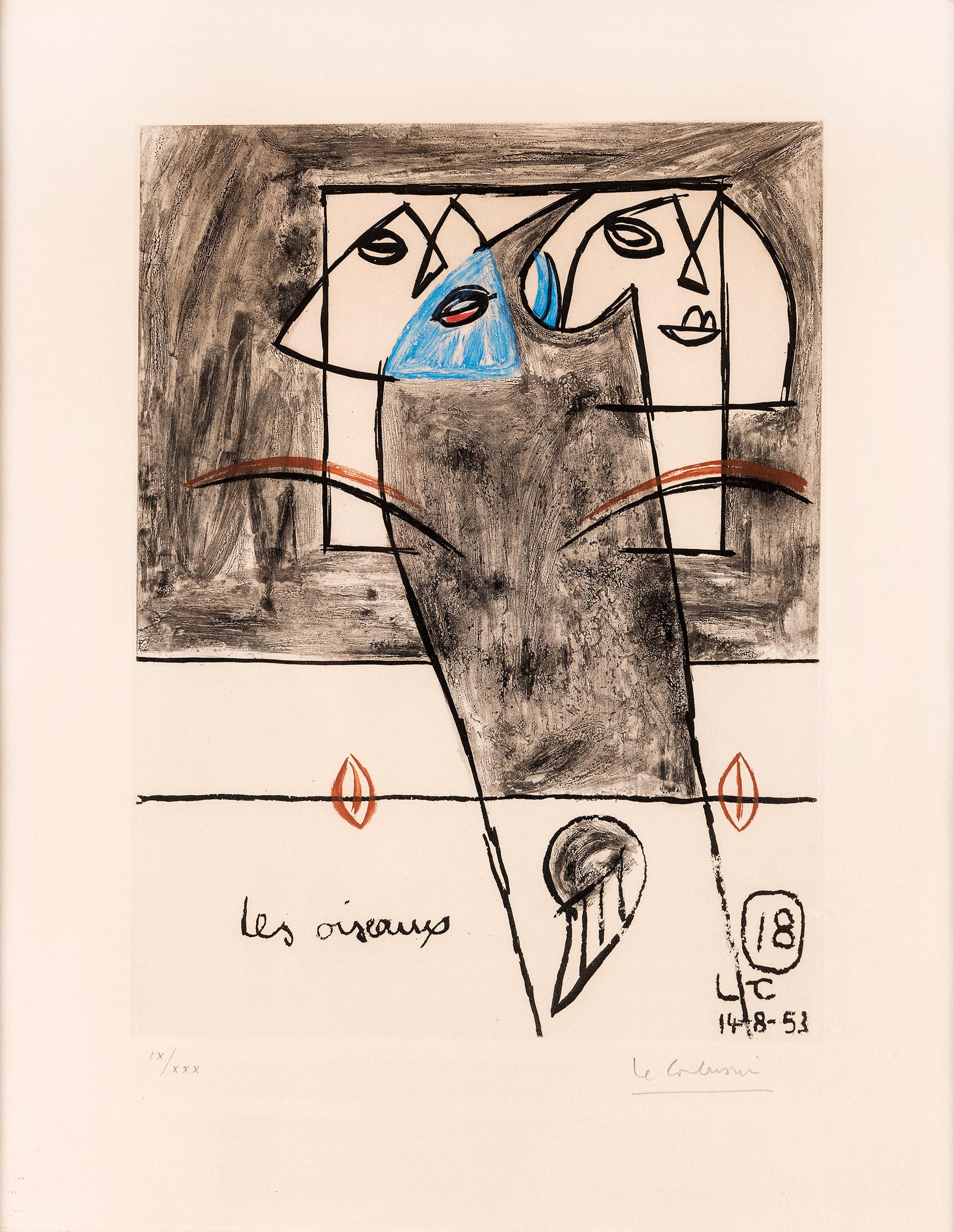 Le Corbusier Figurative Print - LE CORBUSIER, "UNITÉ" PLANCHE 18, IX/XXX
