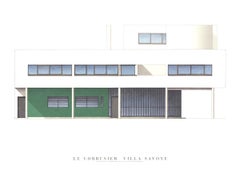 LE CORBUSIER 'Villa Savoye, Nord-Est' 2009- Vintage