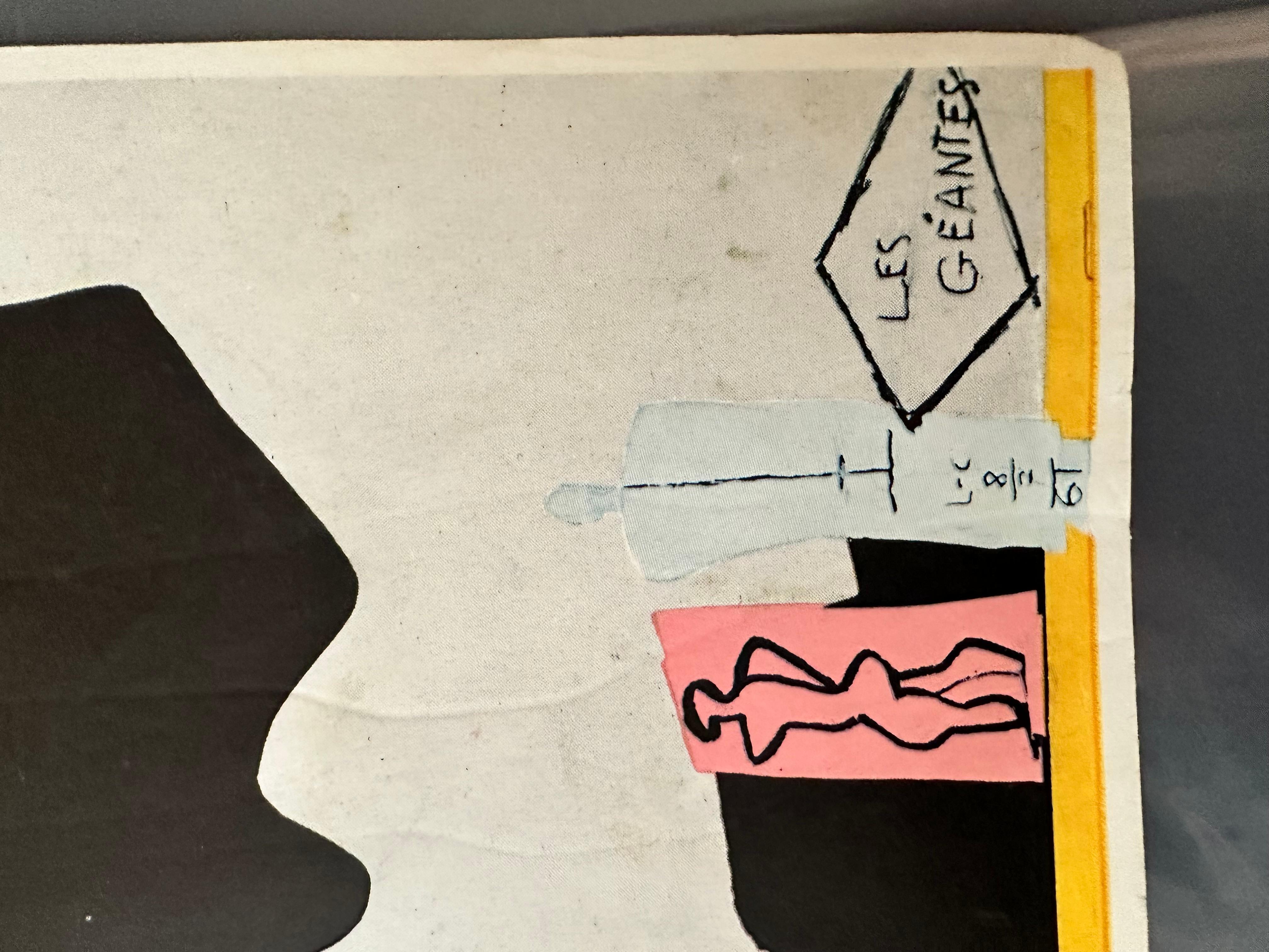 Los Geantes - Print Abstracto de Le Corbusier