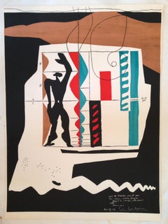 Modulor by Le Corbusier, 1962 - Original Lithograph Poster