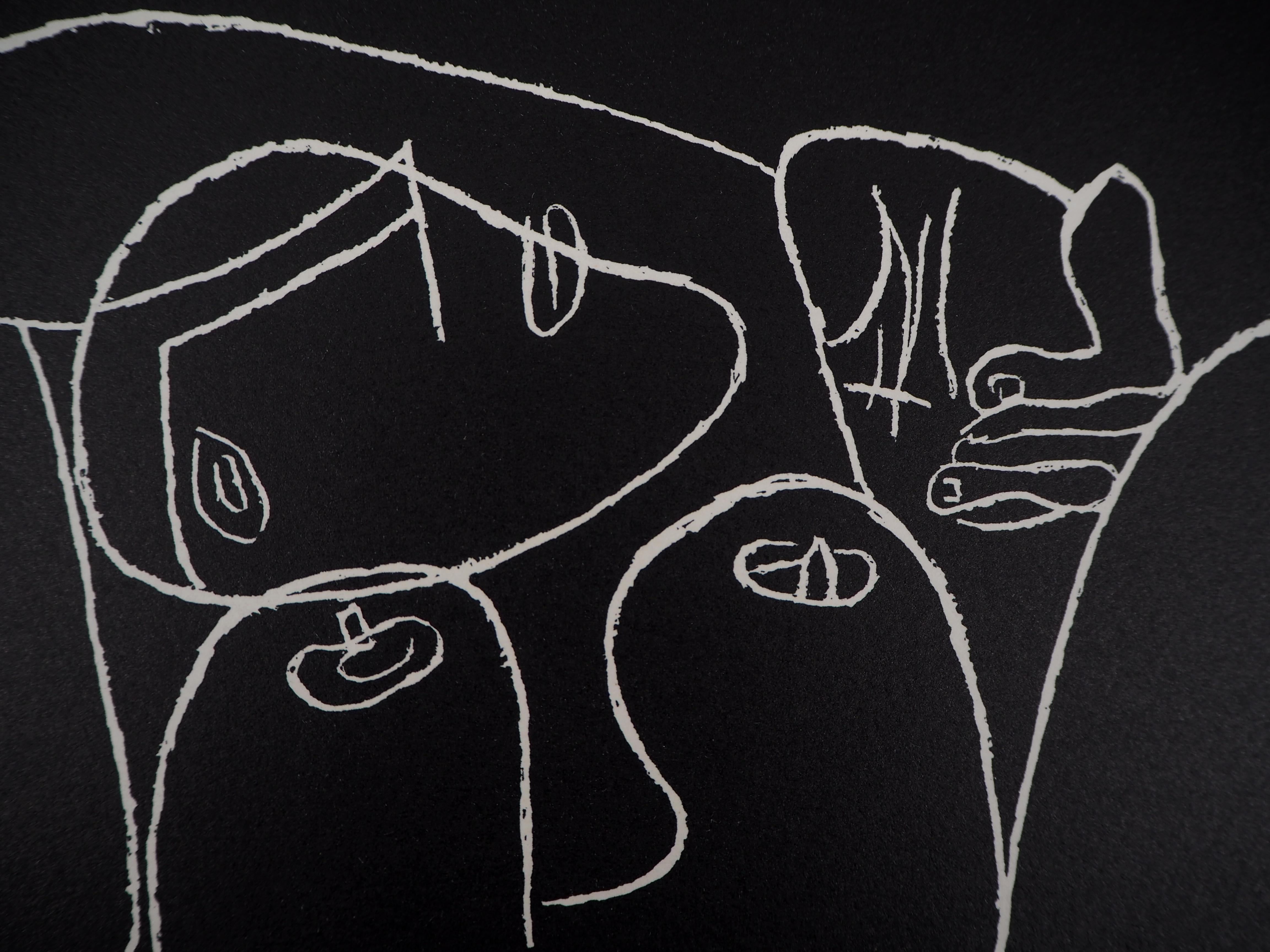 Nude - Original lithograph (Atelier Michel Cassé), 1964 1