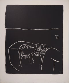 Nude - Original lithograph (Atelier Michel Cassé), 1964