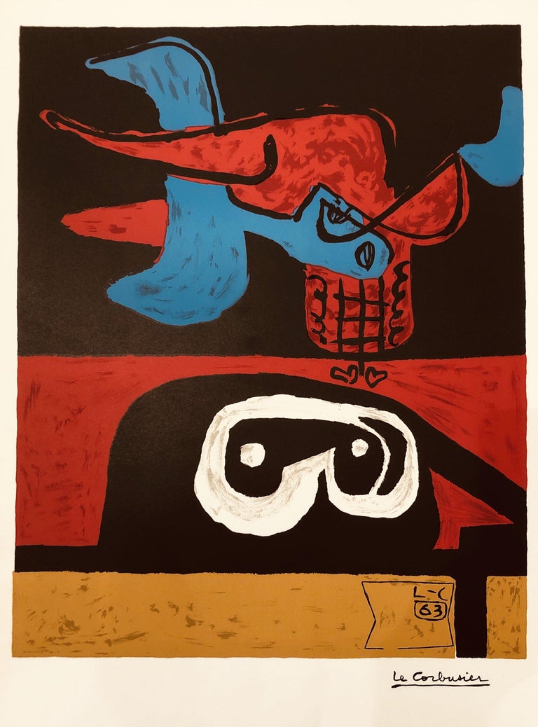 <i>Otherworldly</i> , 1963, by Le Corbusier, offered by Mourlot Editions