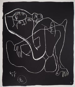 Passion of the Lovers - Original lithograph (Atelier Michel Cassé), 1964