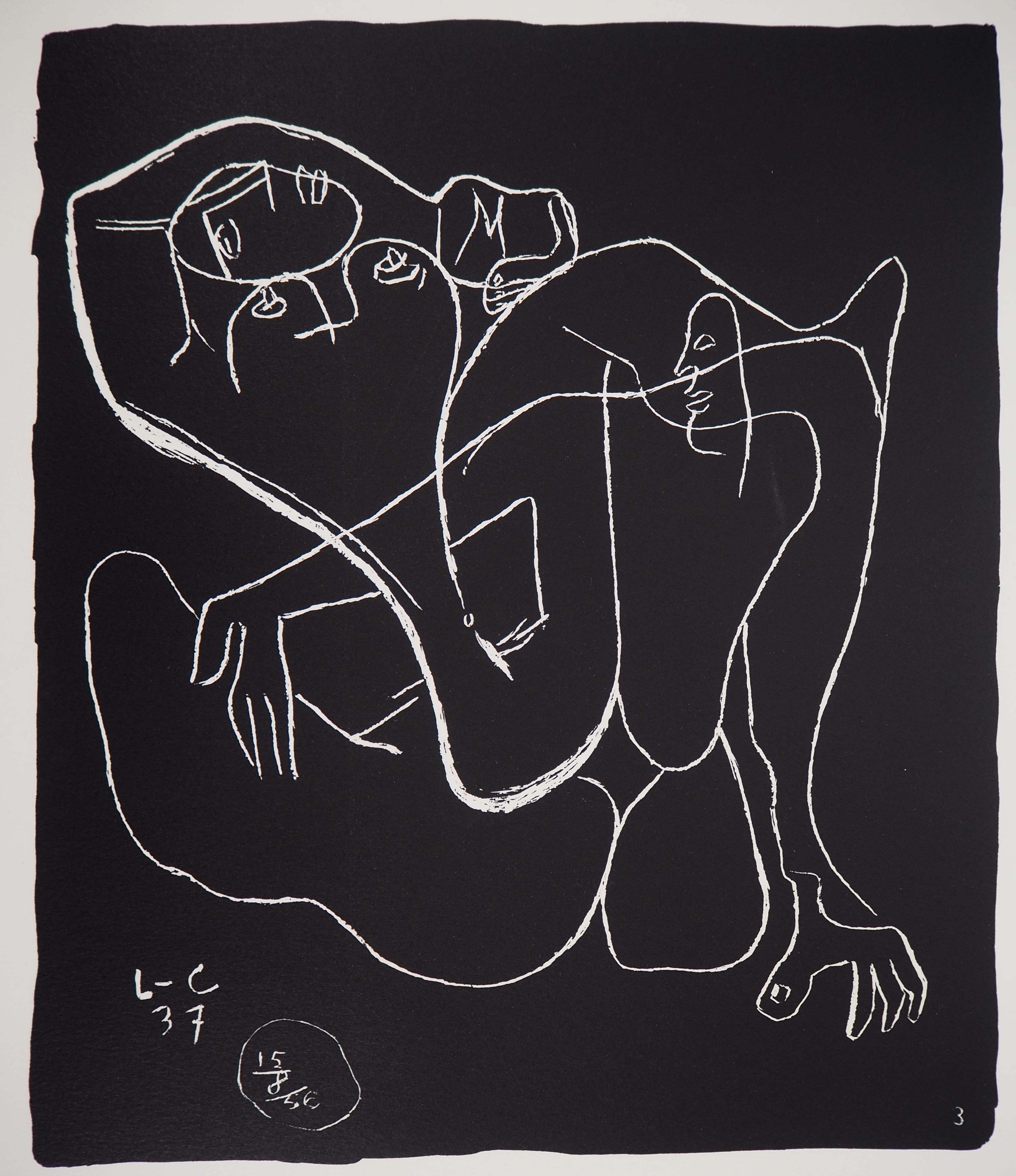 Passion of the Lovers - Original lithograph (Atelier Michel Cassé), 1964 - Print by Le Corbusier