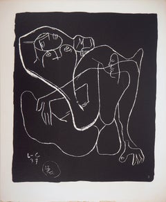 Passion of the Lovers - Original lithograph (Atelier Michel Cassé), 1964