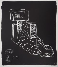 Homenaje al diseño - Litografía original (Atelier Michel Cassé), 1964