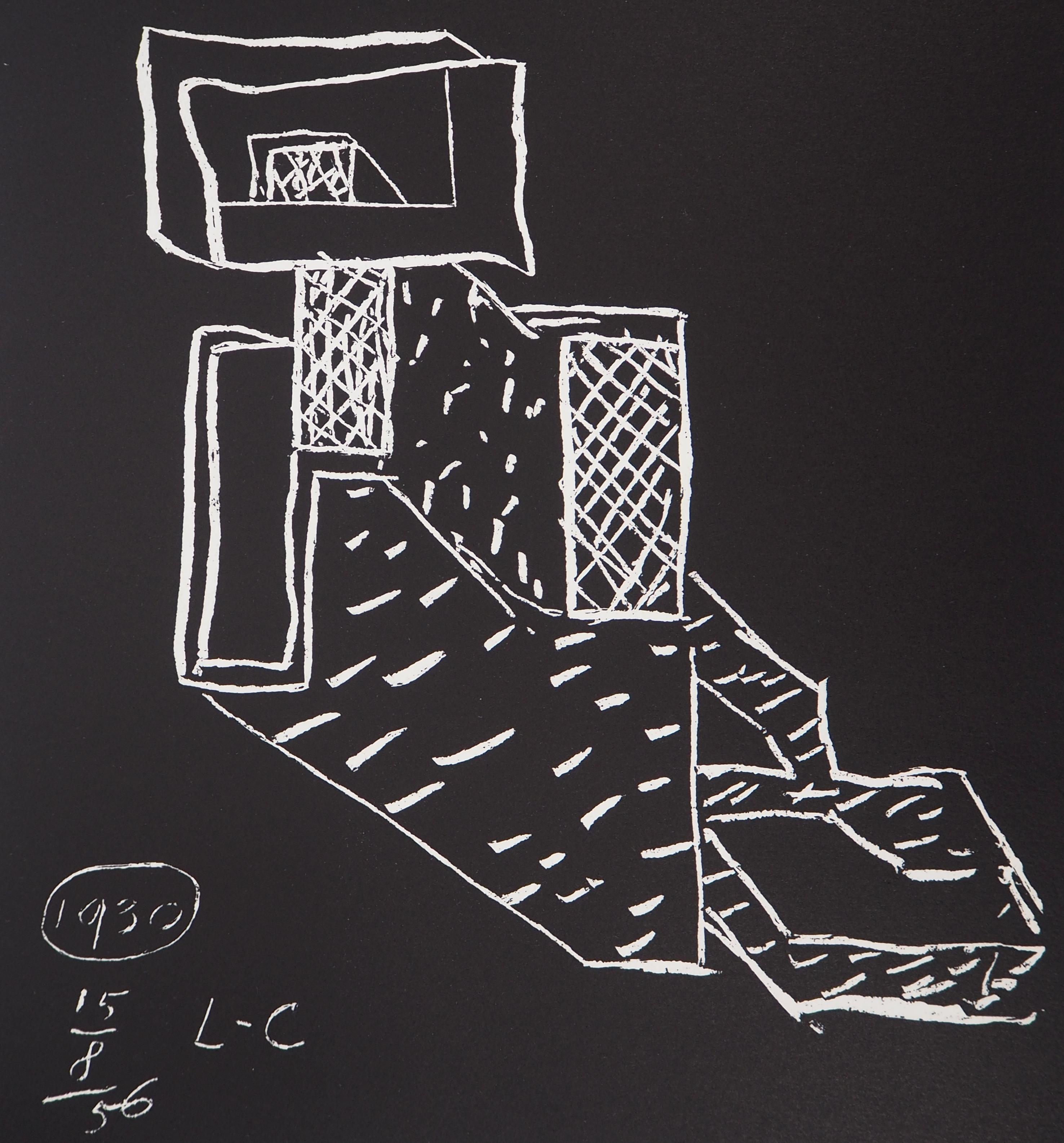 Homenaje al diseño - Litografía original (Atelier Michel Cassé), 1964 - Print Moderno de Le Corbusier