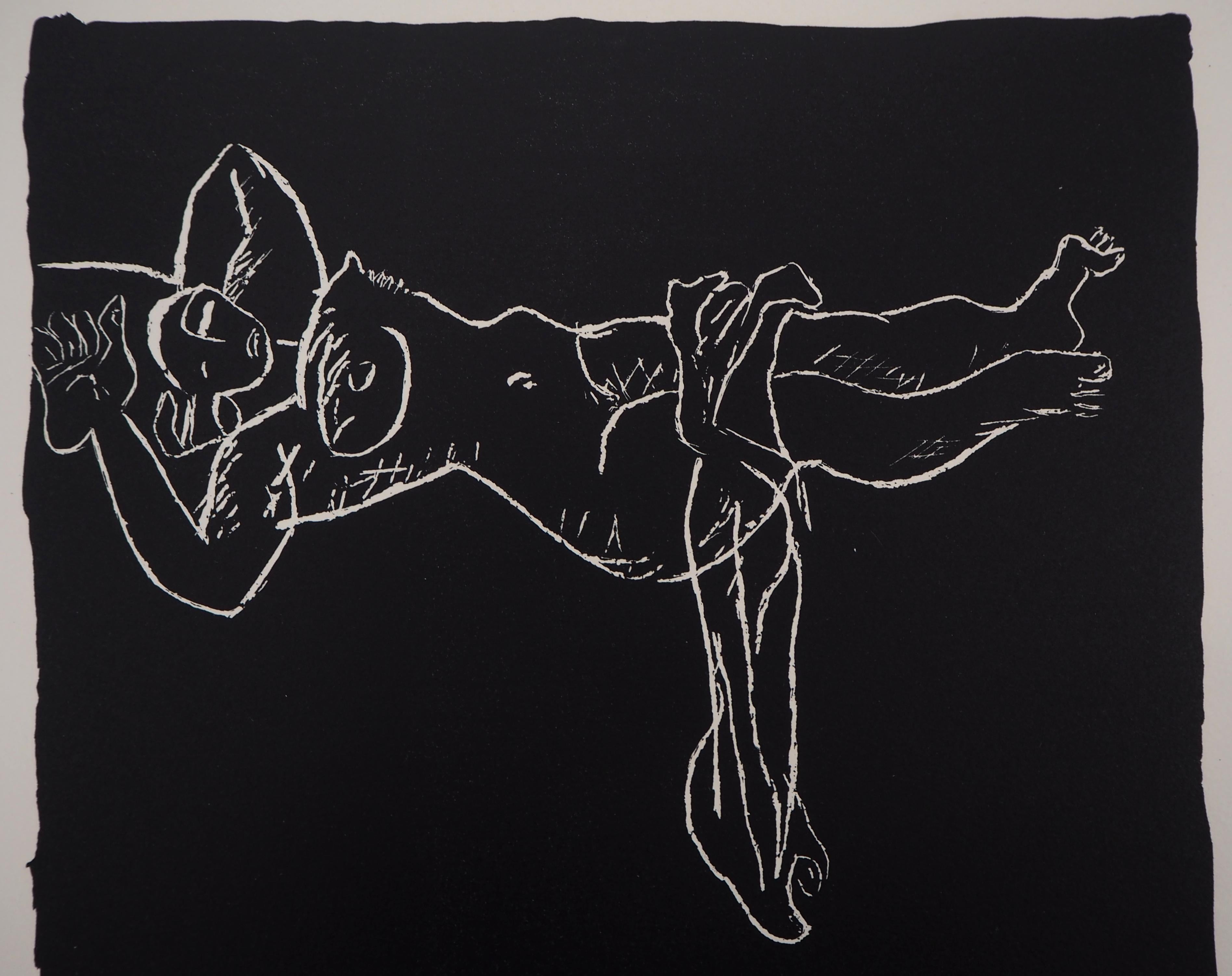 Tribute to Woman - Original lithograph (Atelier Michel Cassé), 1964 - Black Figurative Print by Le Corbusier