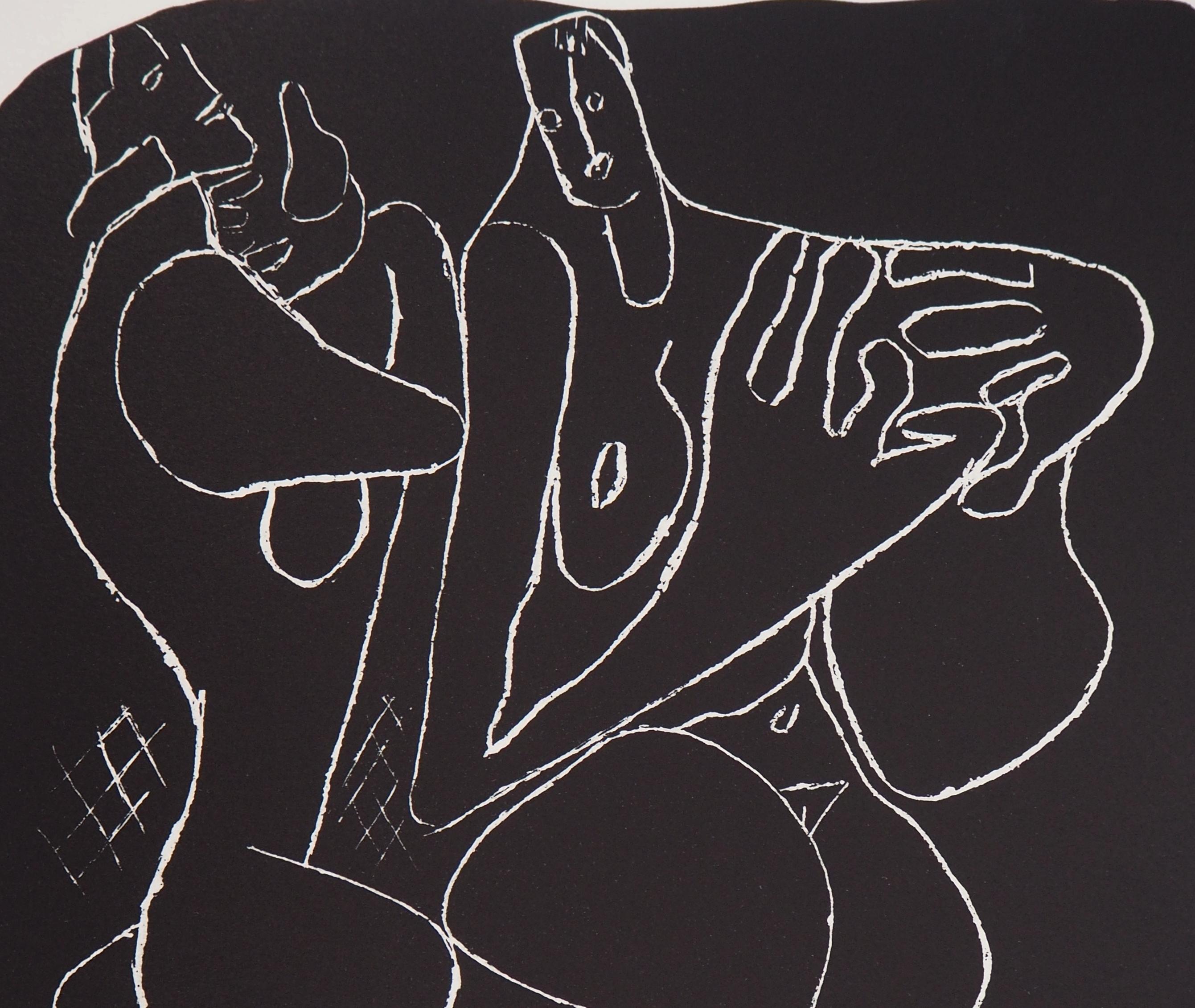 Le Corbusier
Deux nus, 1964

Lithographie originale
Signature imprimée dans la plaque
Limité à 250 exemplaires
Sur vélin d'Arches 42.5 x 35.5 cm (c. 16.5 x  13.7 in)
Édité par Vives (Paris) en 1964

Excellent état