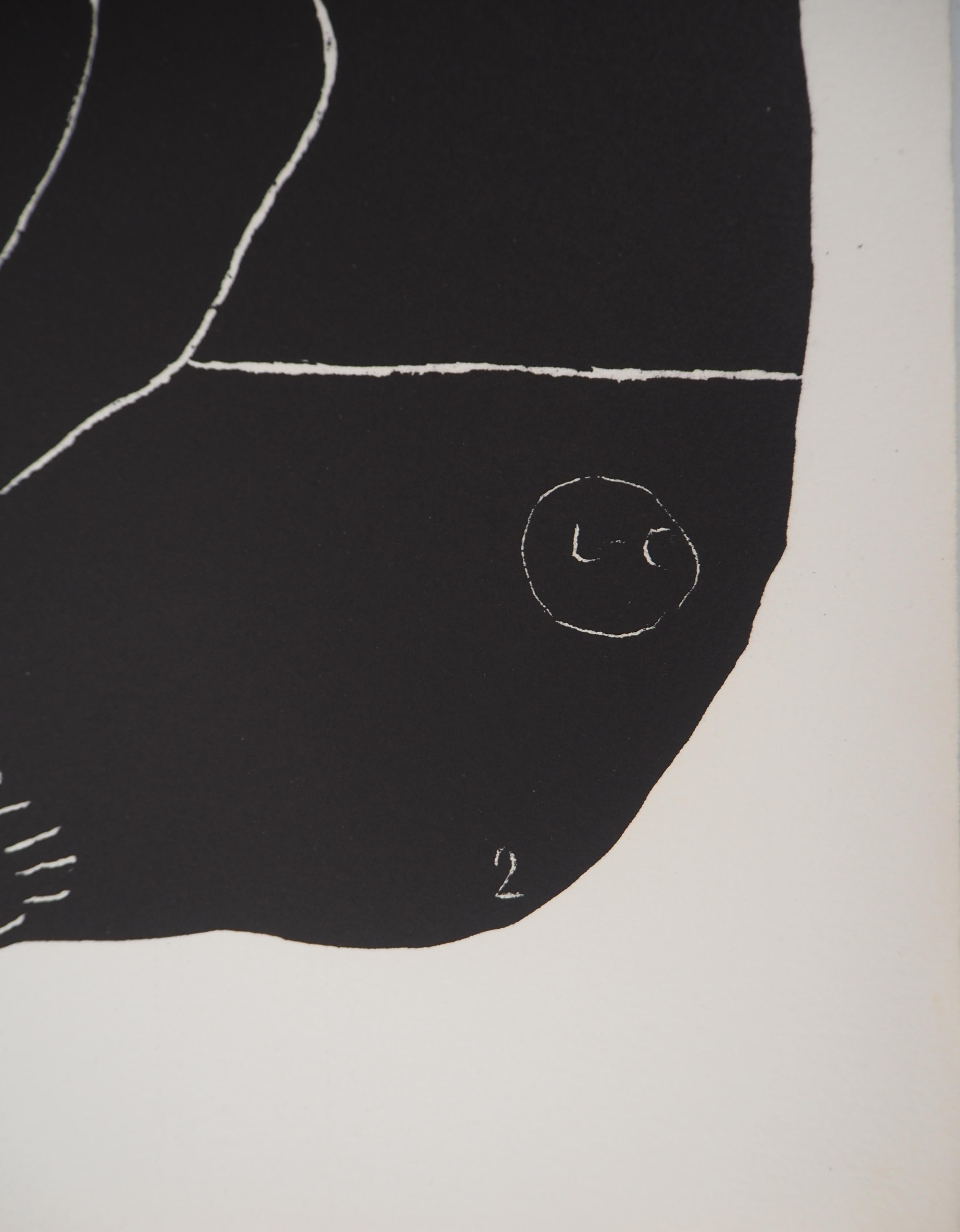 Two Nudes - Original lithograph (Atelier Michel Cassé), 1964 For Sale 2