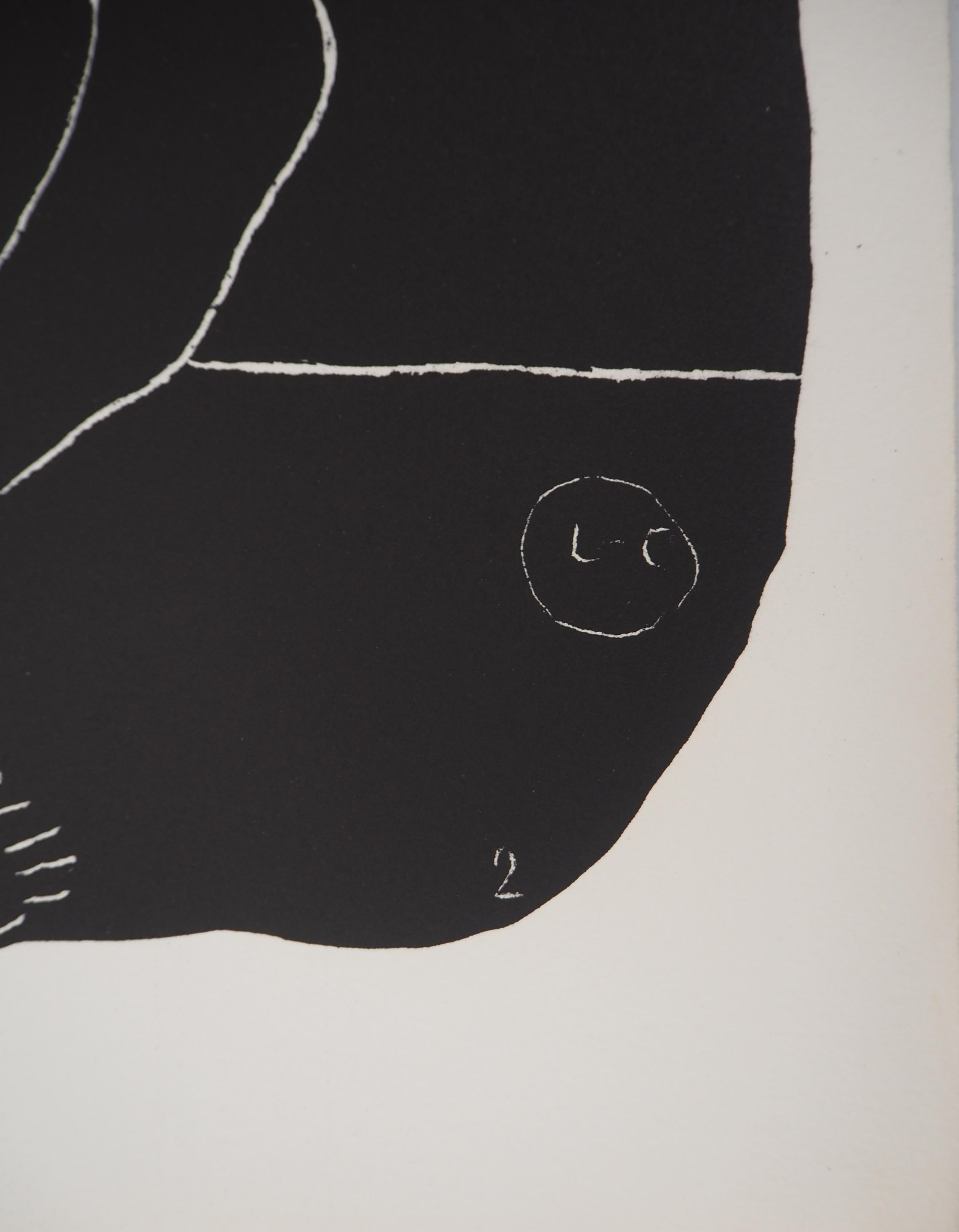 Two Nudes - Original lithograph (Atelier Michel Cassé), 1964 2