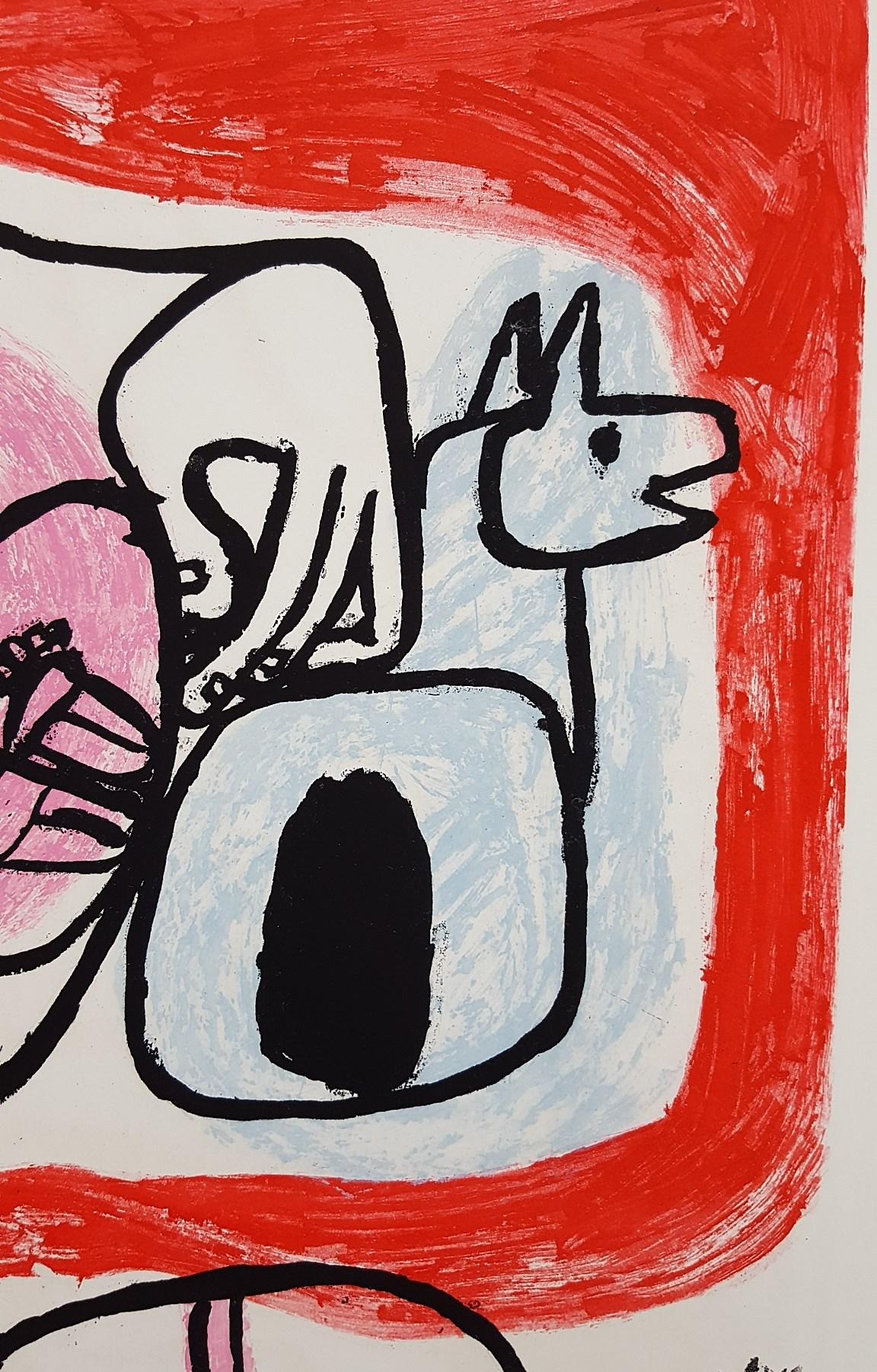 Unité, Planche 10 (Set of 2) /// Surrealism Modern Art Le Corbusier Nude Animal For Sale 6