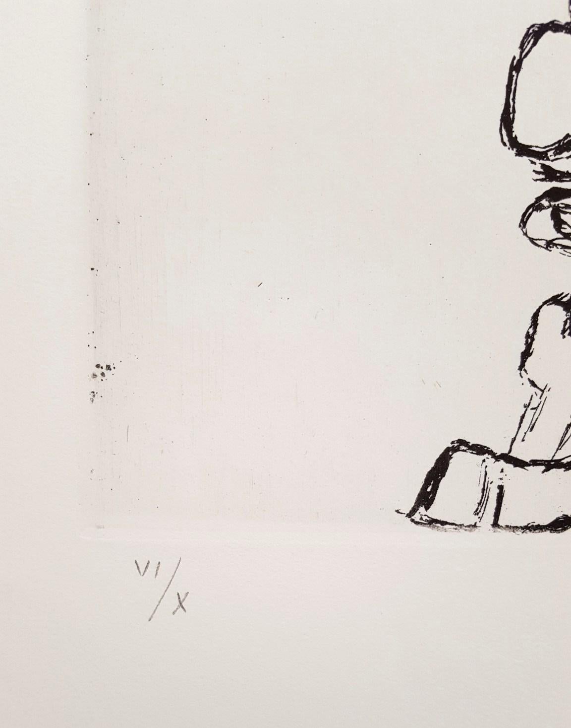 Unité, Planche 19 (Set of 2) /// Surrealism Modern Art Le Corbusier Bull Cow For Sale 11