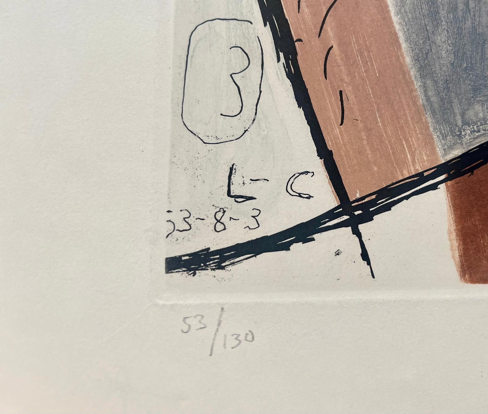 Unité, Planche 3 - Abstract Print by Le Corbusier