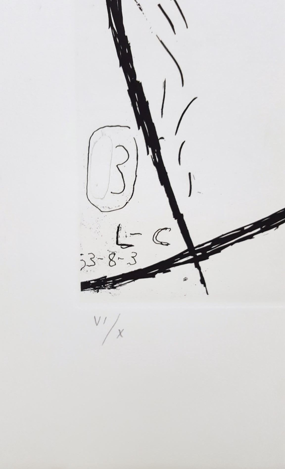 Unité, Planche 3 (Set of 2) /// Surrealism Le Corbusier Etching Modern Aquatint For Sale 10