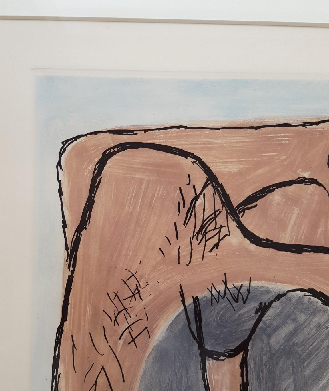 Unité, Planche 3 (Set of 2) /// Surrealism Le Corbusier Etching Modern Aquatint For Sale 3