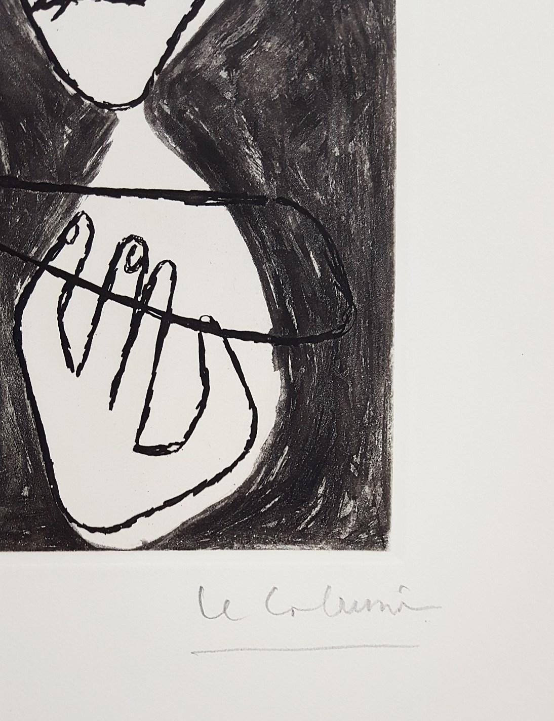 Unité, Planche 8 (Set of 2) /// Surrealism Modern Art Le Corbusier Abstract For Sale 3