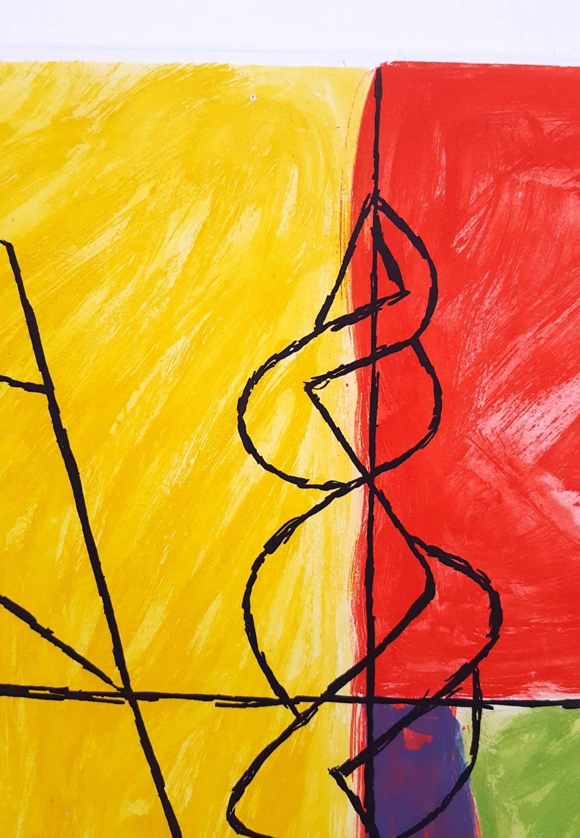 Unité, Planche 8 (Set of 2) /// Surrealism Modern Art Le Corbusier Abstract For Sale 8
