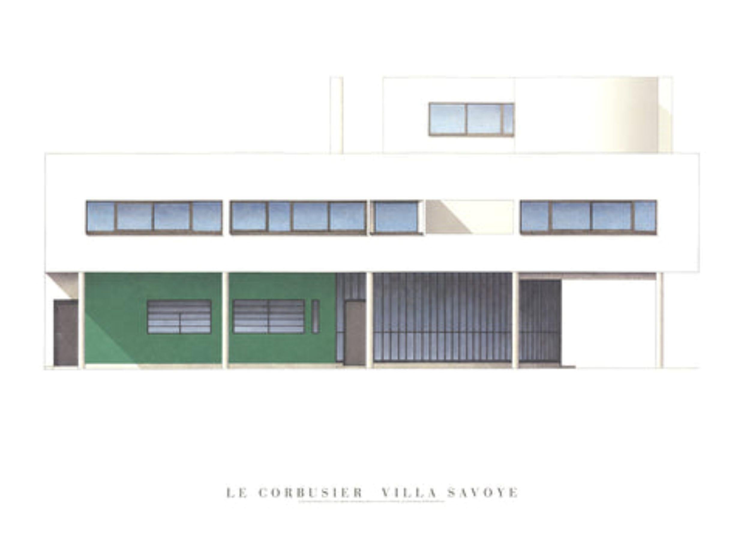 Villa Savoye, Nord-Est By Le Corbusier For Sale 1
