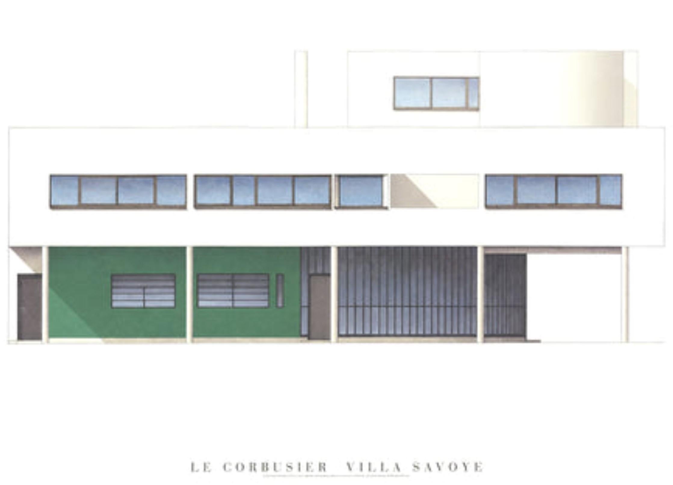 Villa Savoye, Nord-Est By Le Corbusier For Sale 2