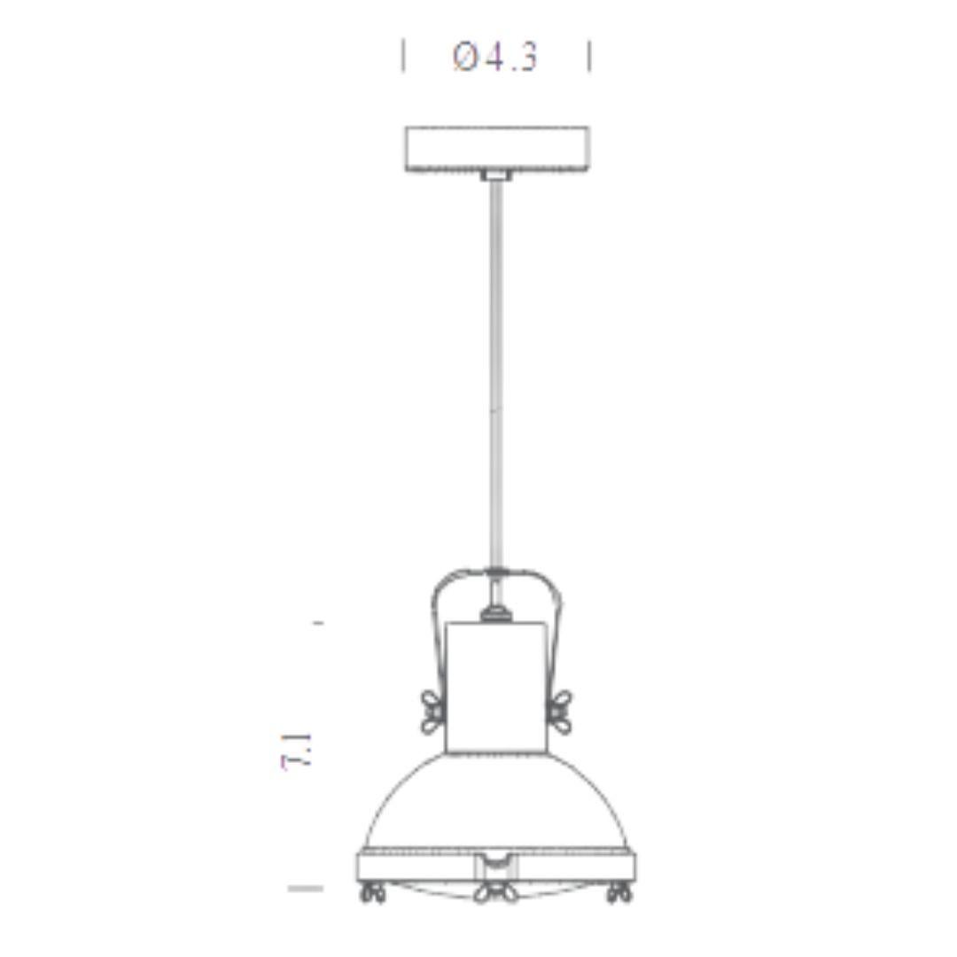 Mid-Century Modern Lampe à suspension Projecteur 165 de Le Corbusier pour Nemo en sable blanc en vente