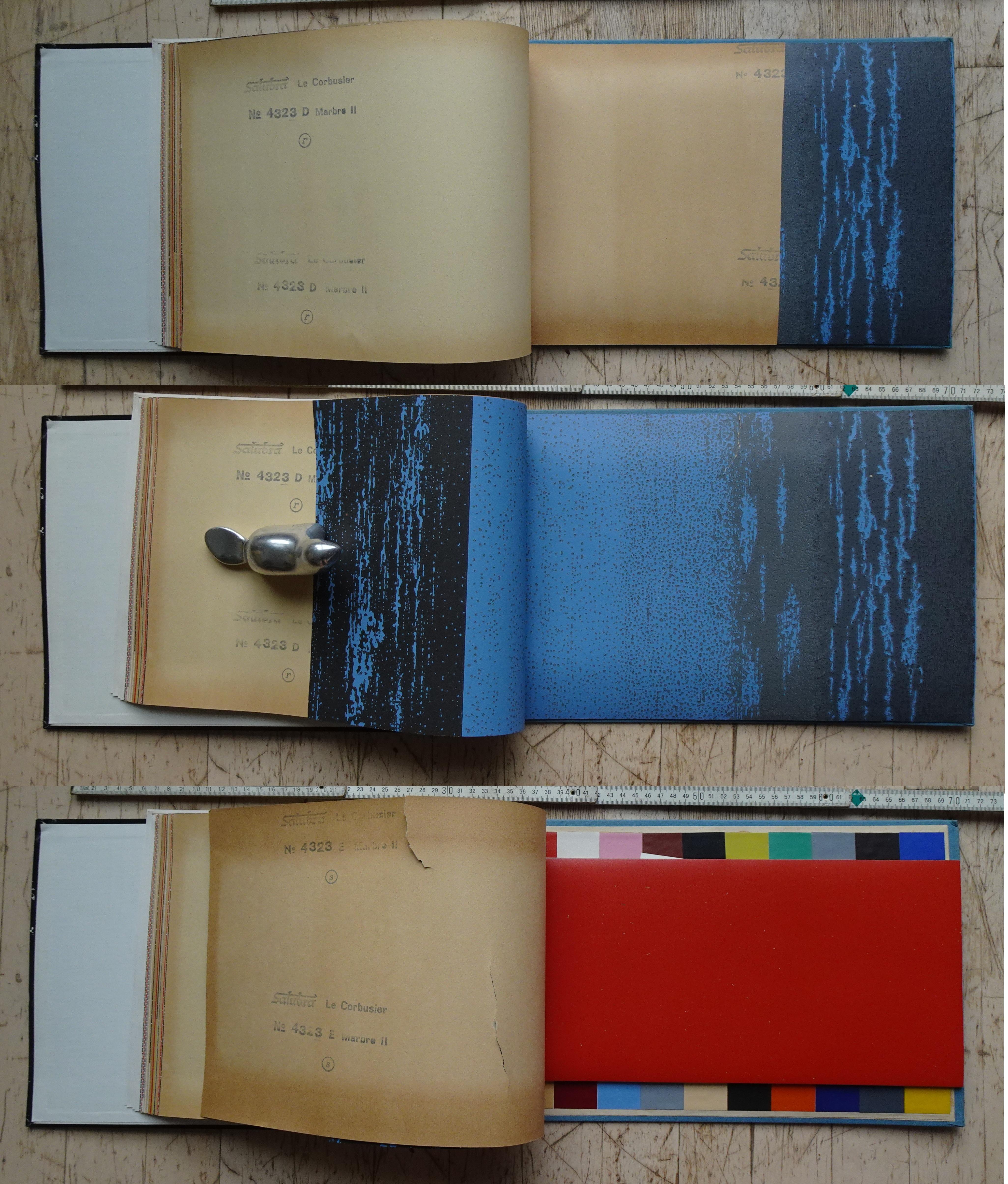 Deuxième édition du livre papier peint Salubra de Le Corbusier 1959 en vente 5