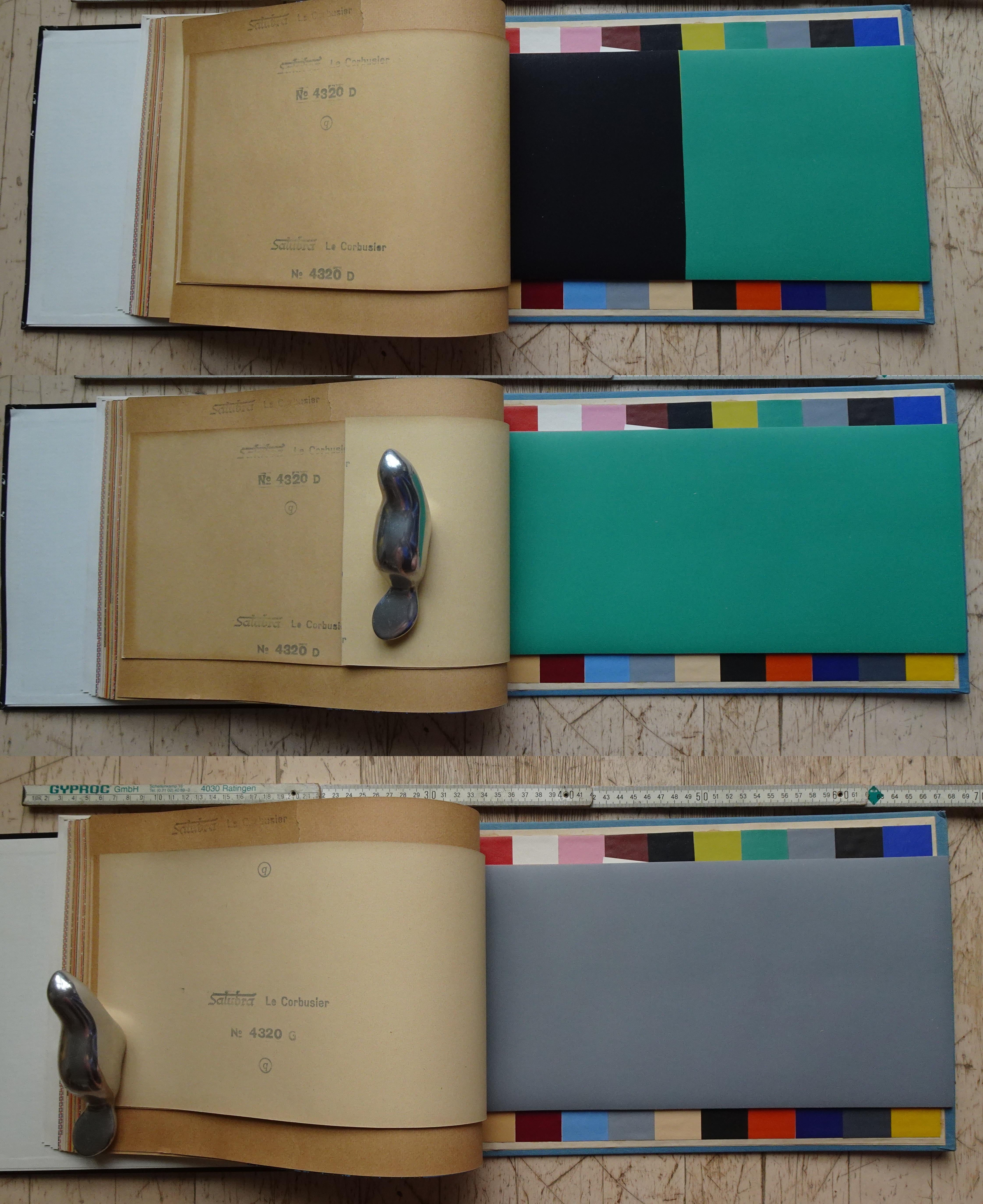 Deuxième édition du livre papier peint Salubra de Le Corbusier 1959 en vente 7