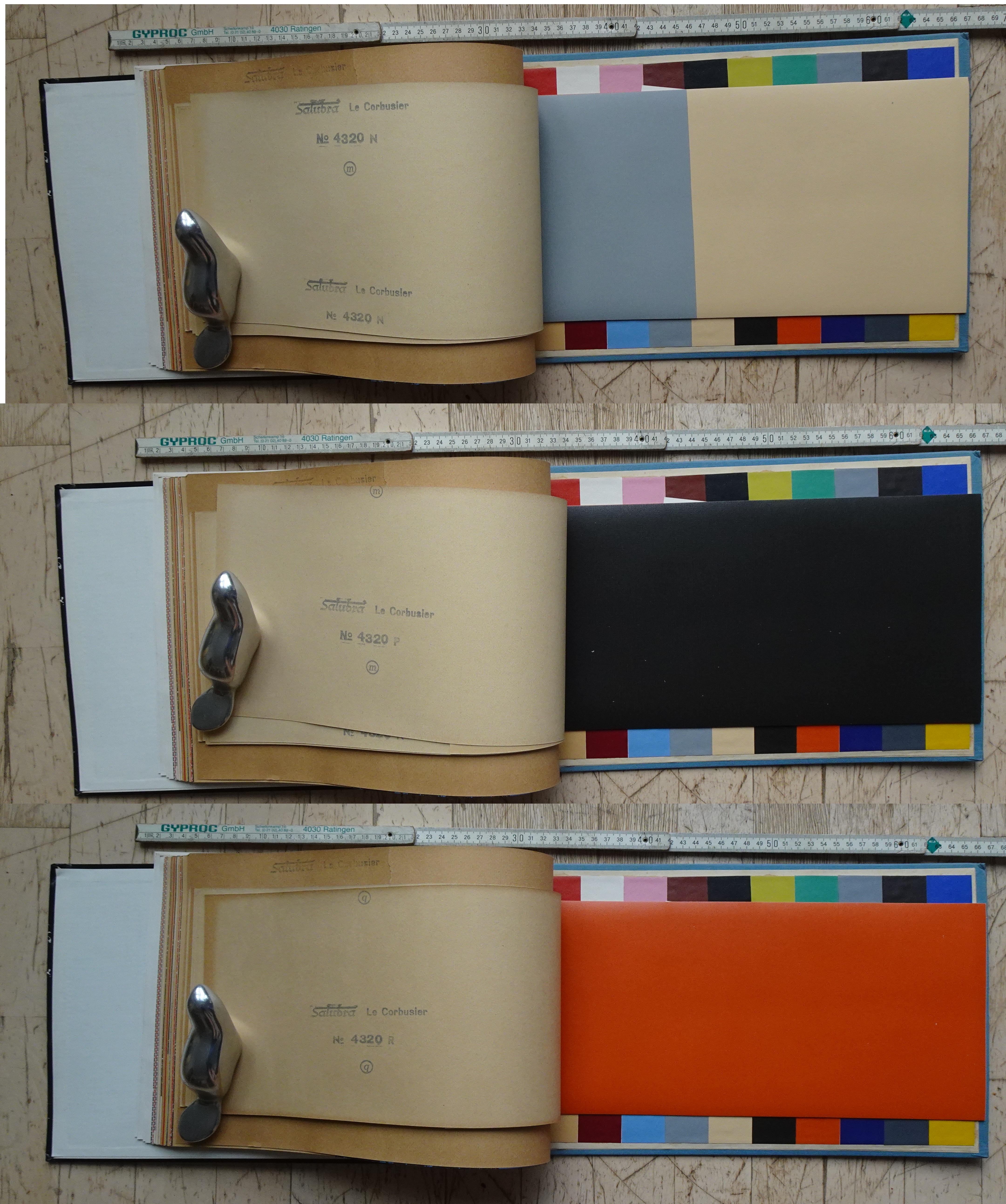 Deuxième édition du livre papier peint Salubra de Le Corbusier 1959 en vente 9