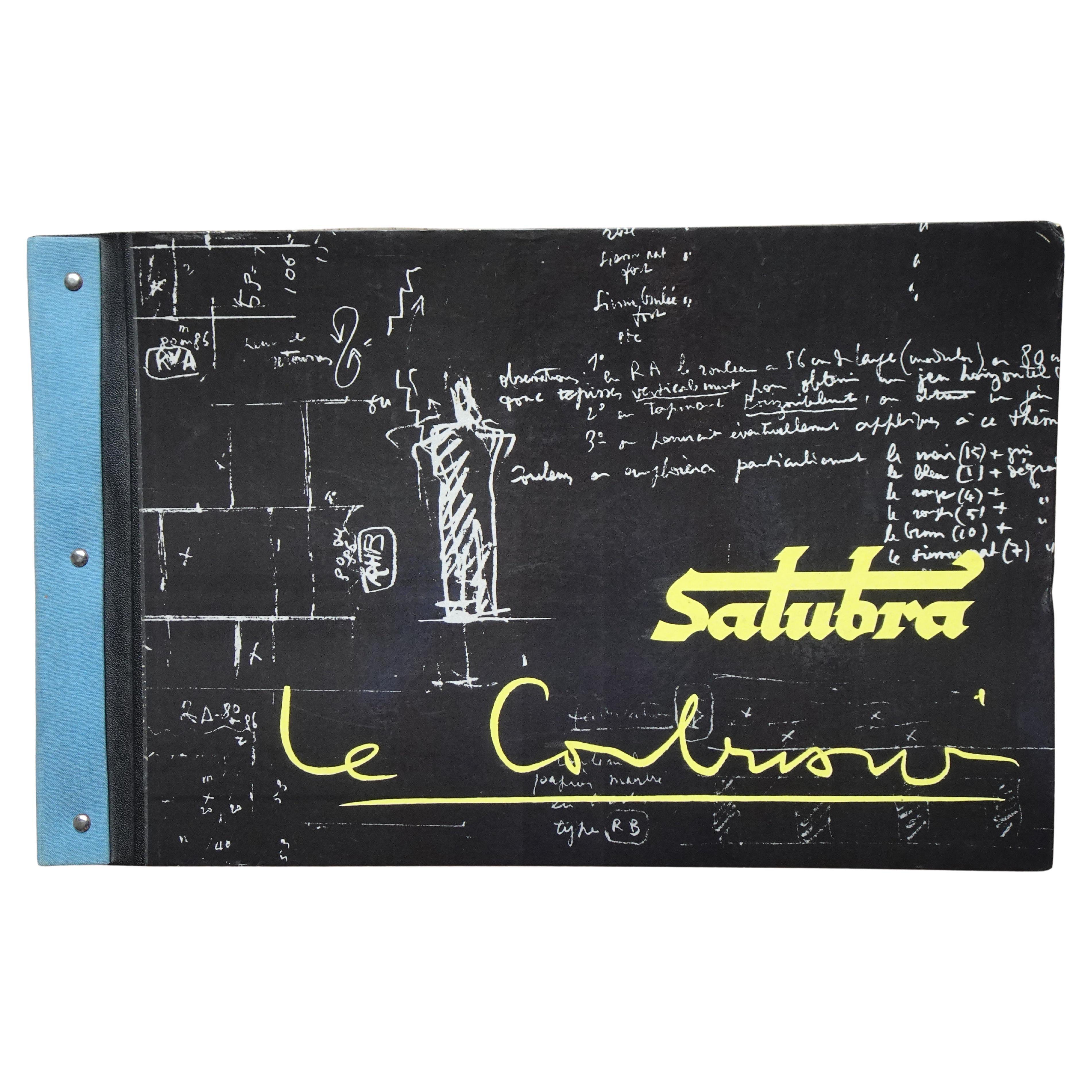 Deuxième édition du livre papier peint Salubra de Le Corbusier 1959 en vente
