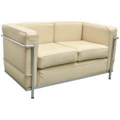 Le Corbusier Style Small Sofa
