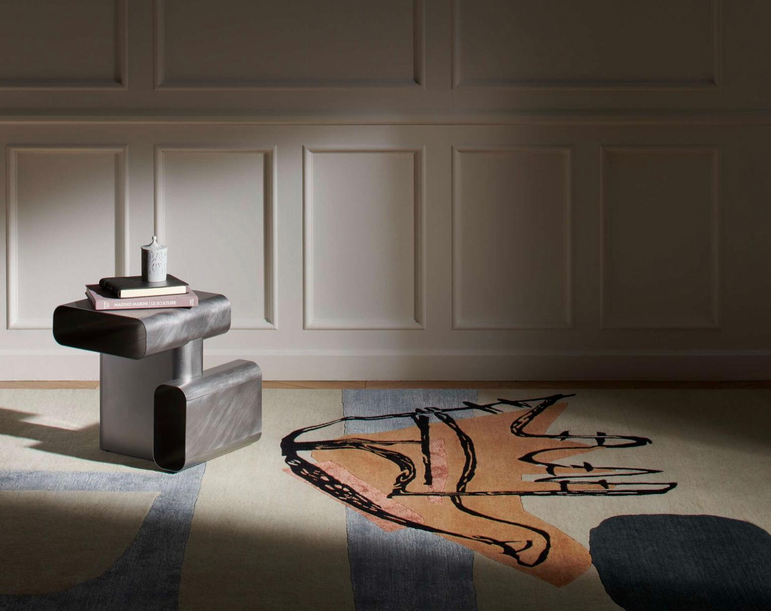 Le Corbusier Tapis La Main Ouverte, La Main Ouverte (Wolle) im Angebot