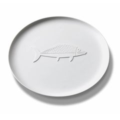 Le Corbusier Unglazed Porcelain Tray by Cassina, Mid-Century Italy