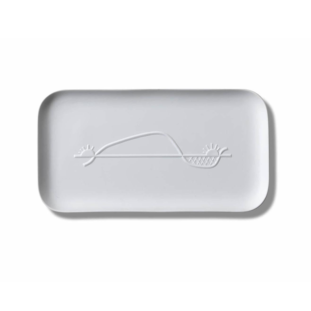 Mid-Century Modern Le Corbusier Unglazed Porcelain Tray by Cassina For Sale