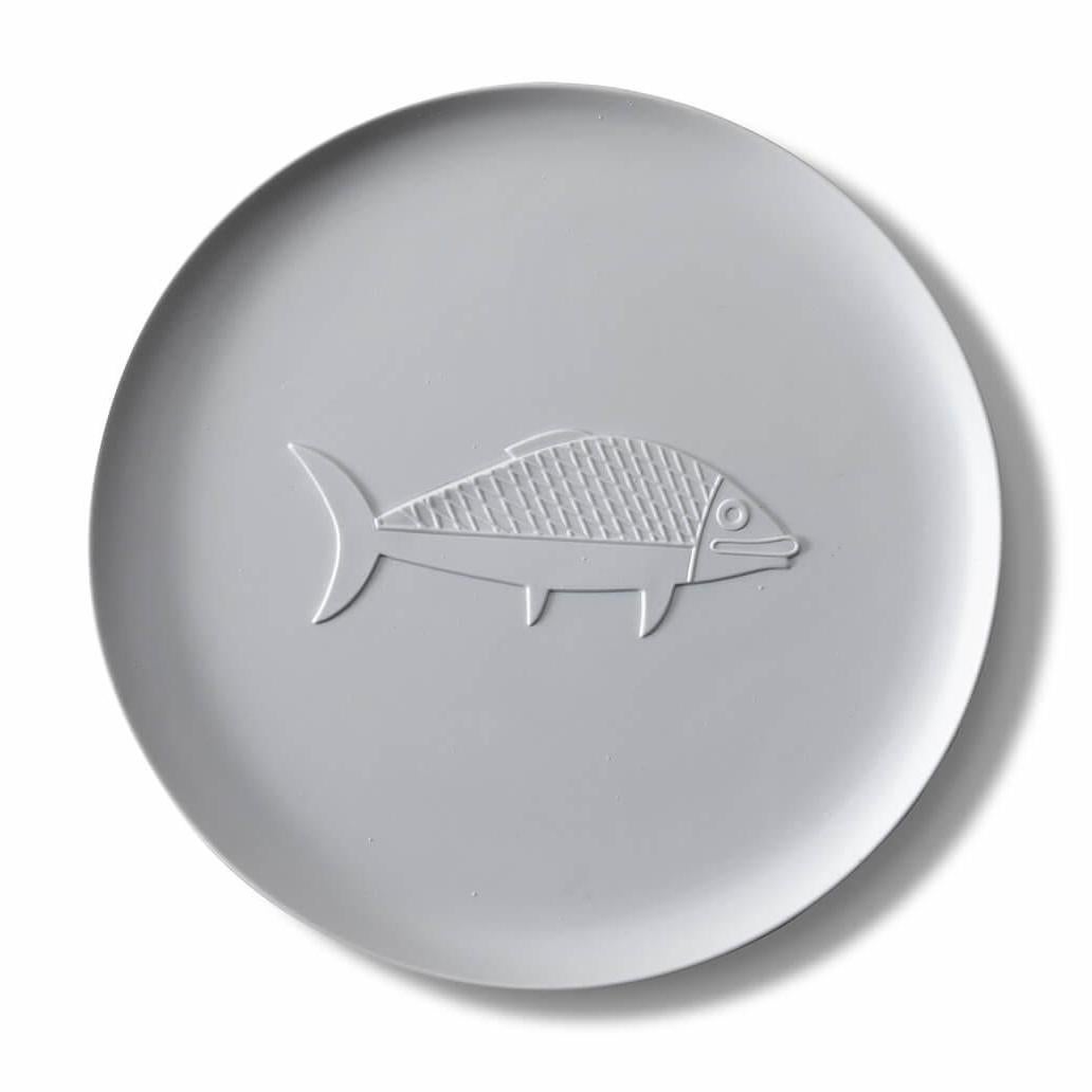 Mid-Century Modern Plateau en porcelaine non émaillée Le Corbusier de Cassina en vente