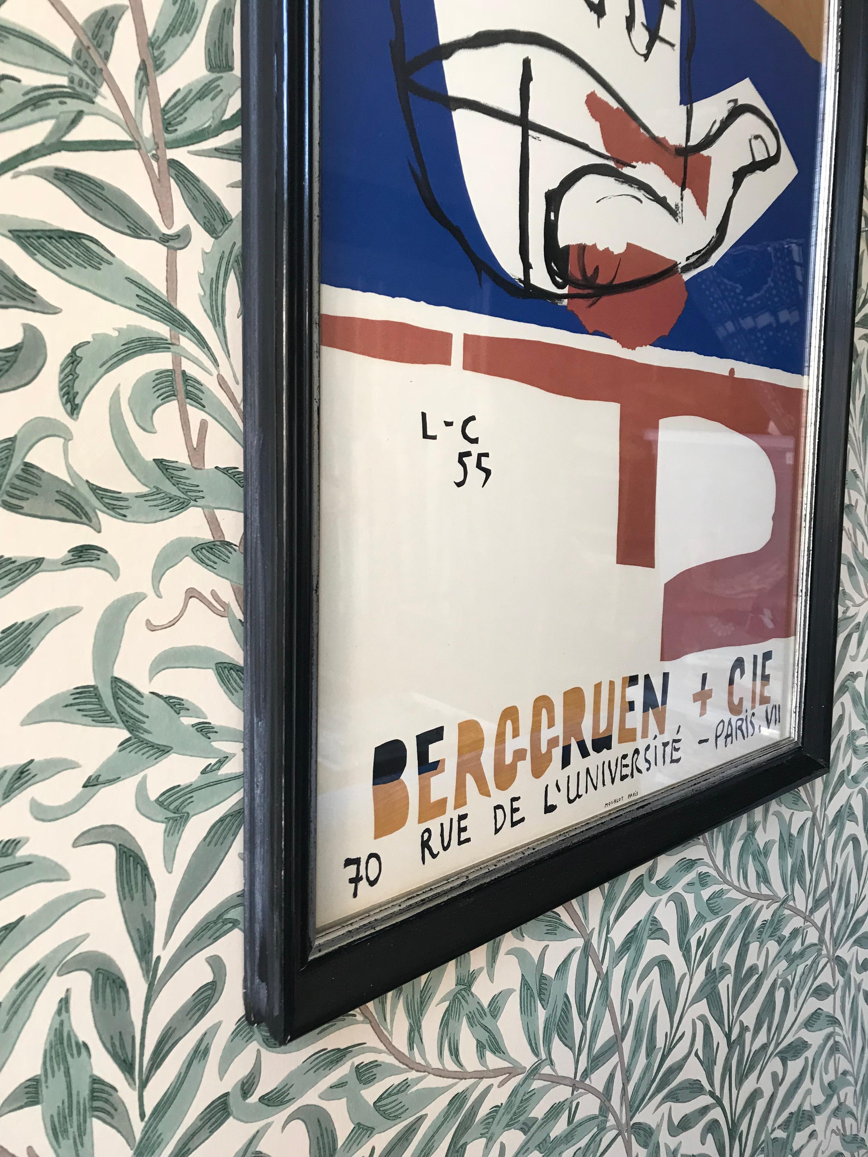 French Le Corbusier Vintage Exhibition Poster