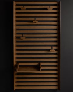 Le Corbusier Wall-Mounted Coat Rack with Shelf, Unité d'Habitation, 1950s