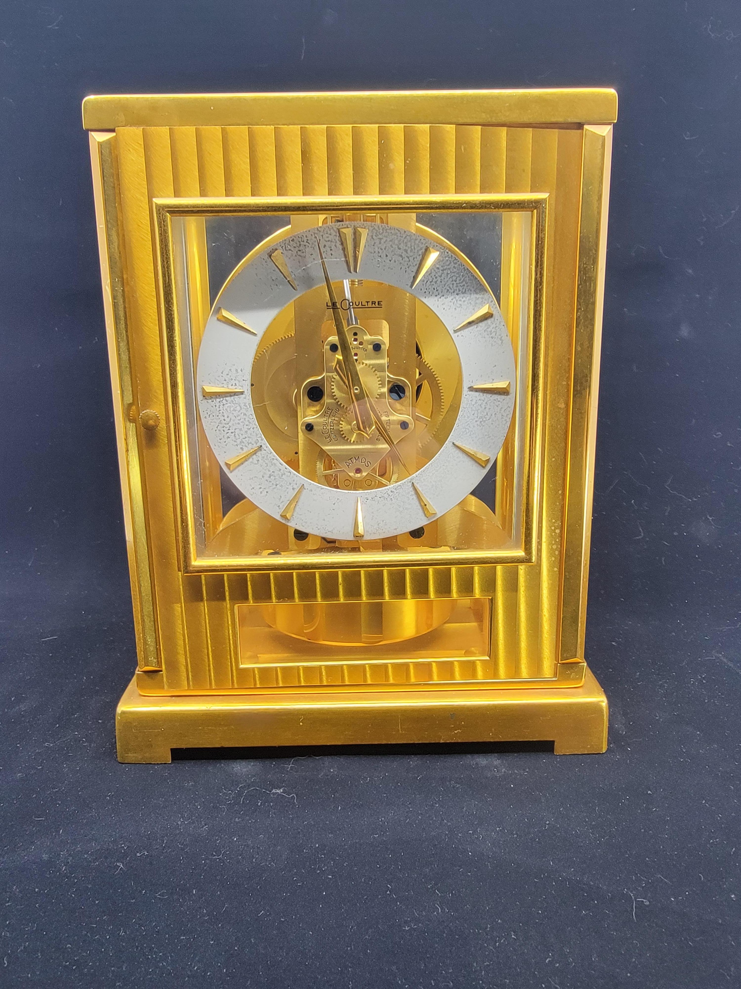 Swiss Le Coultre Atlas Clock For Sale