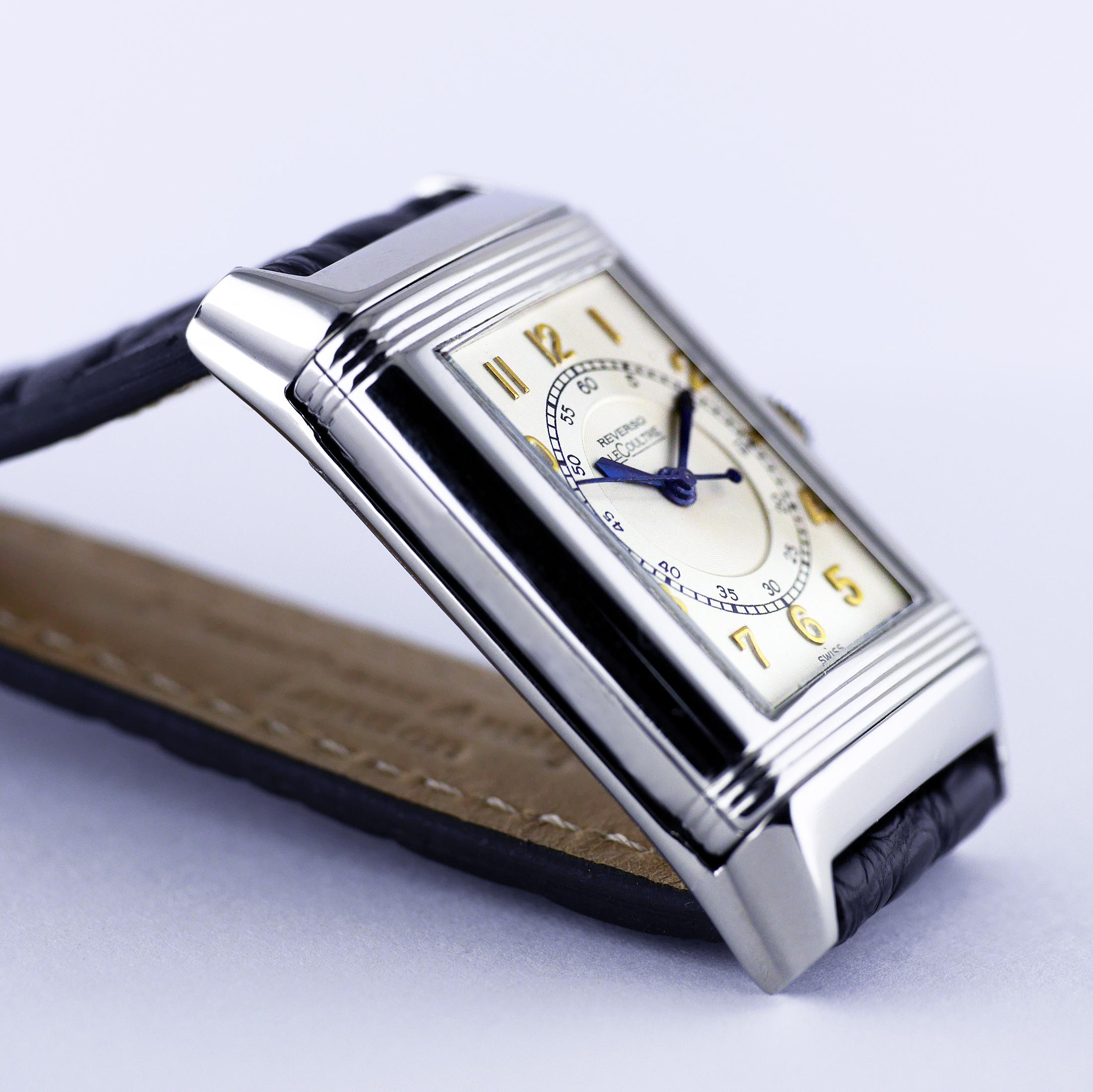 Le Coultre Reverso, Art Deco, Stainless Steel, circa 1934 In Excellent Condition In London, GB